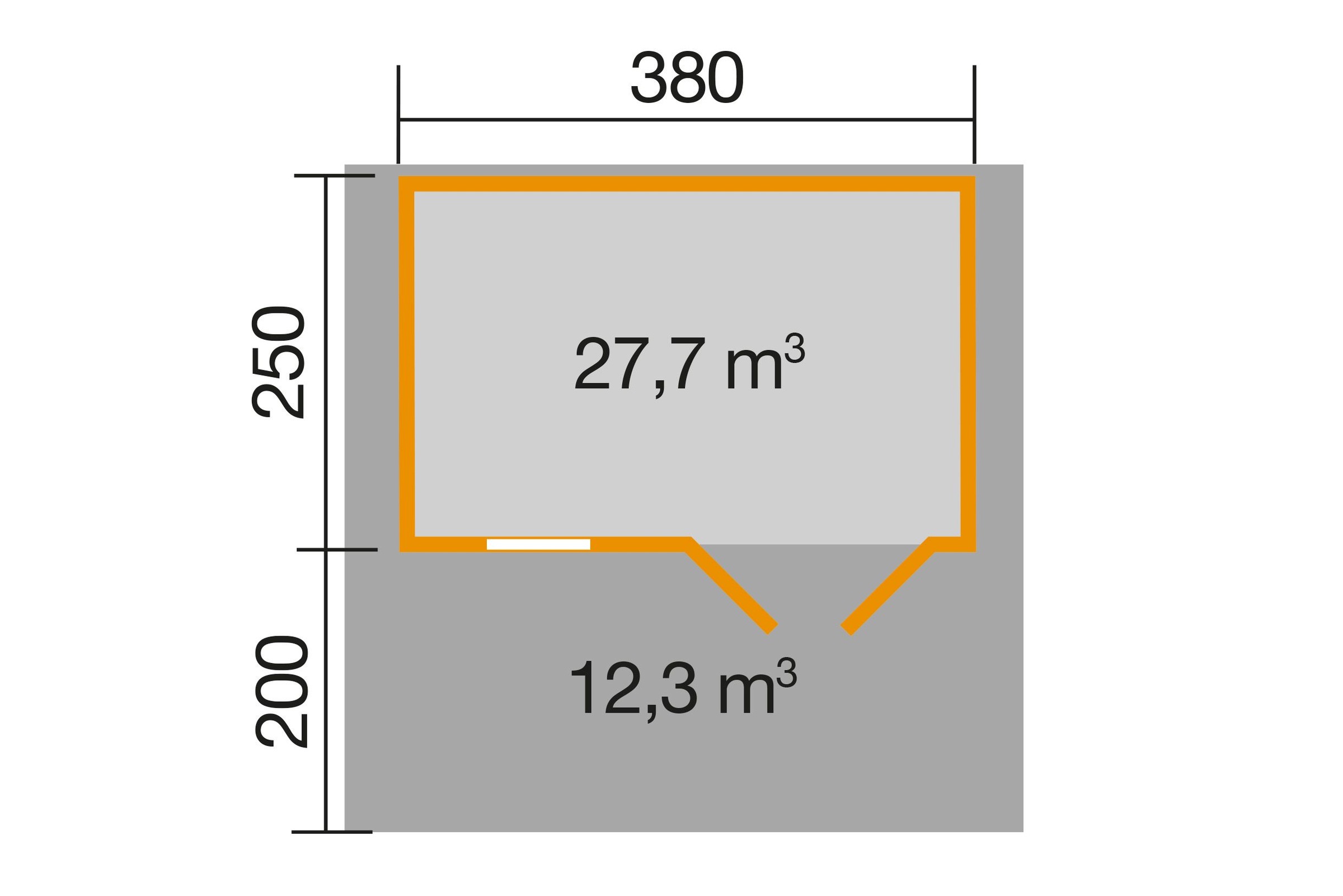 weka Gartenhaus »111 A Gr.1, 28 mm«