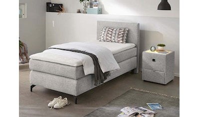 Boxspringbett Alinas, mit Topper und Zierkissen, in unterschiedliche Farbvarianten und...