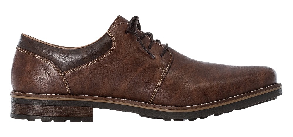 Rieker Schnürschuh, mit gepolsterter Innensohle, Freizeitschuh, Halbschuh, Schnürschuh