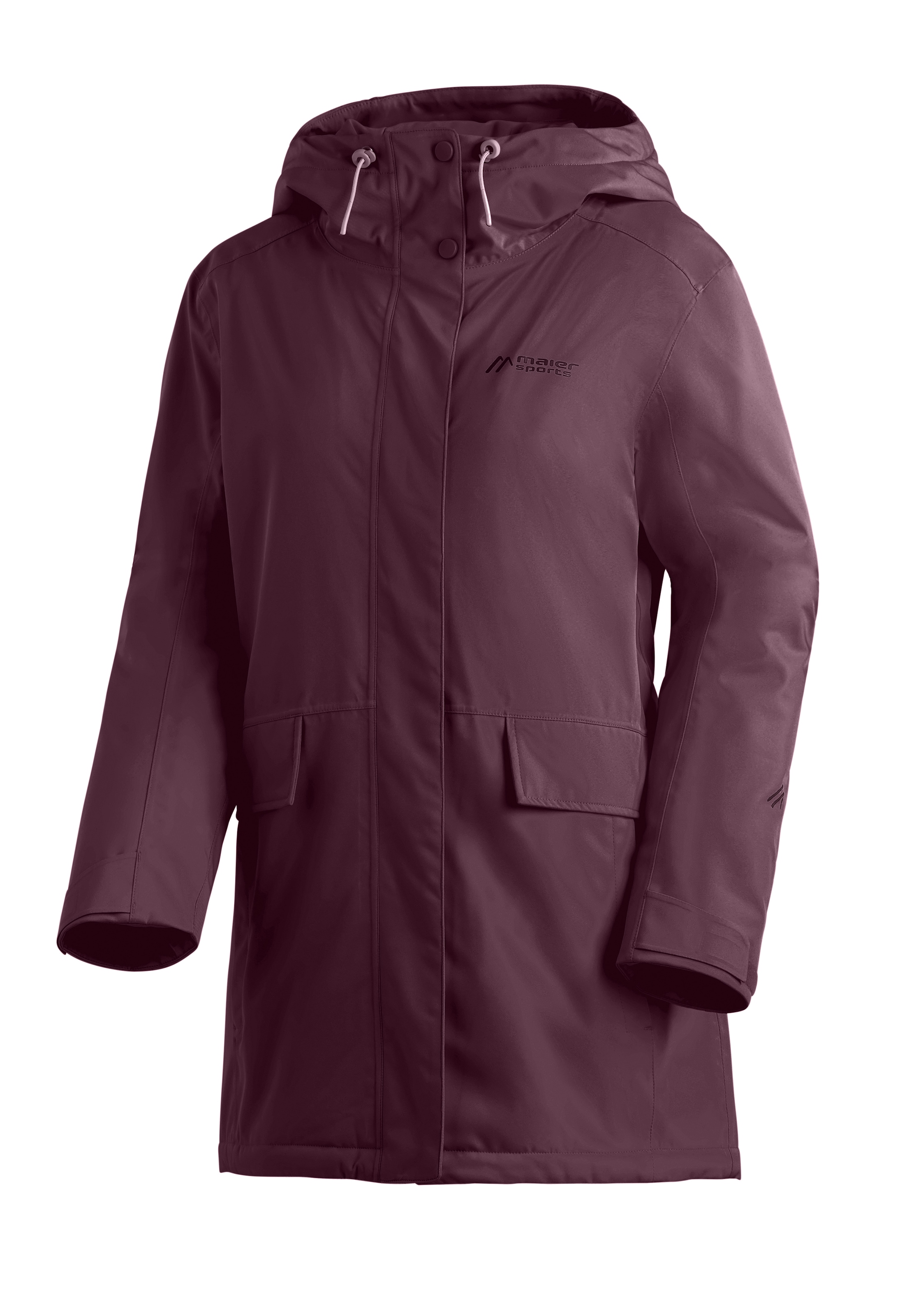 Maier Sports Winterjacke »DA-MANTEL MTEX EL. LISBON COAT« Wasser- & Winddicht & Atmungsaktiv