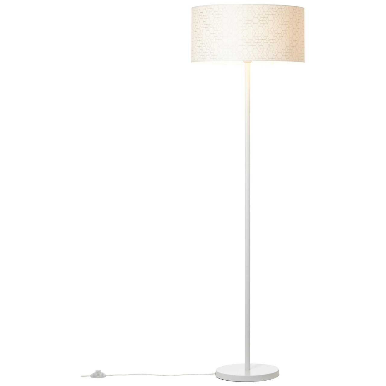 Brilliant Stehlampe »Galance«, 1 164,5 mit 3 Garantie cm online kaufen Ø E27, | XXL Höhe, Metall/Textil, flammig-flammig, 50 cm, Jahren weiß