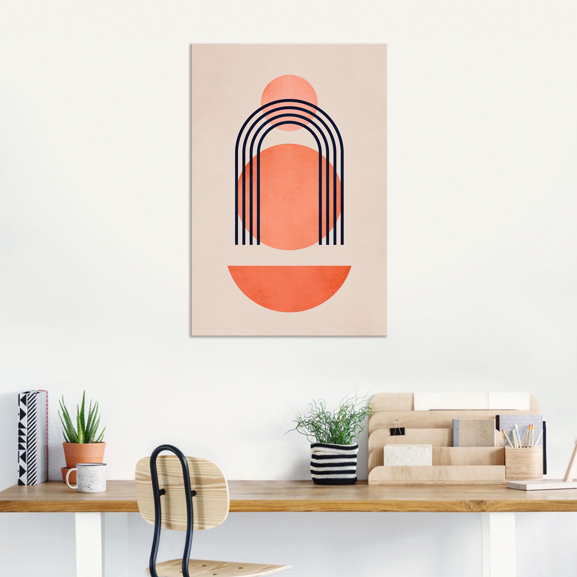 Artland Wandbild »Geometrica Nr. 7«, Muster, (1 St.), als Alubild, Leinwandbild, Poster, Wandaufkleber in verschied. Größen