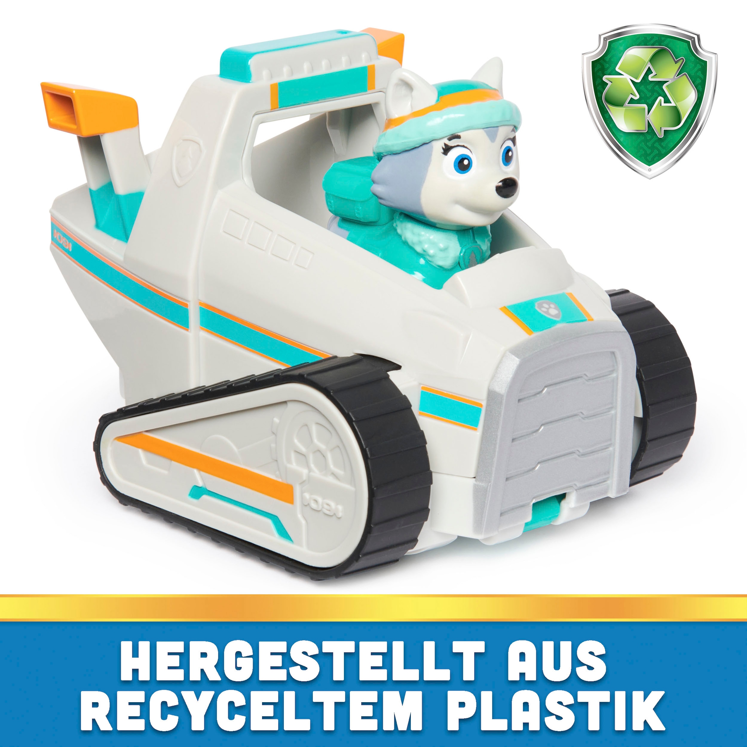 Spin Master Spielzeug-Auto »Paw Patrol - Sust. Basic Vehicles Everest«, zum Teil aus recycelten Material