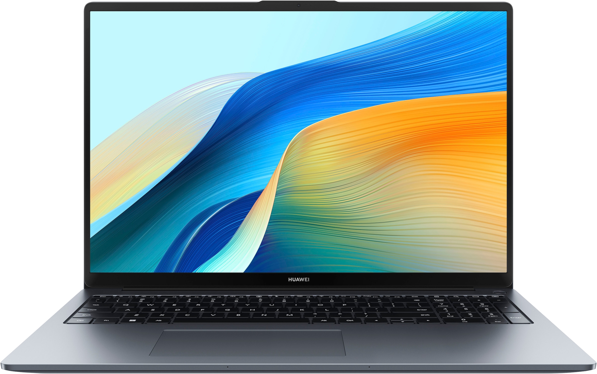 Huawei Notebook »MateBook D16 2024 Intel Core i5 16GB RAM 512GB SSD«, 40,6 cm, / 16 Zoll, Intel, Core i5, UHD Graphics, vorinstalliertes Windows 11 Home und Fingerabdrucksensor