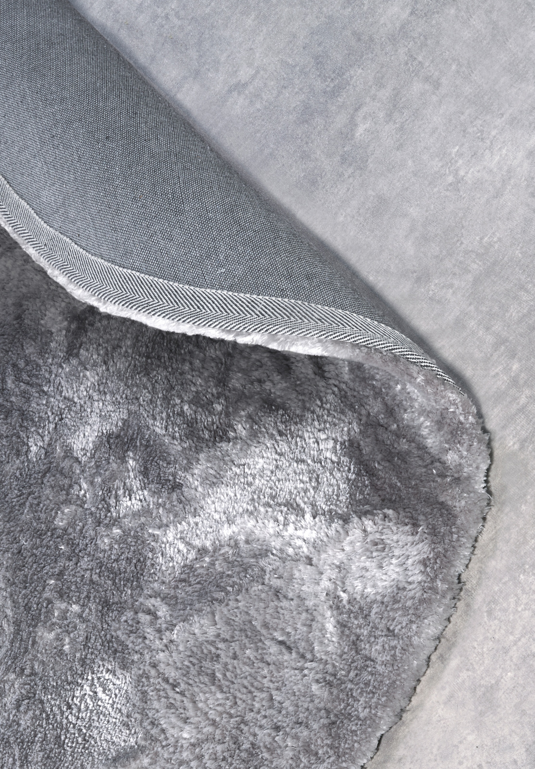 ELLE DECORATION Hochflor-Teppich »Calida«, rund, 28 mm Höhe, Langflor, Shaggy, einfarbig, flauschig, weich, glänzend, modern, uni