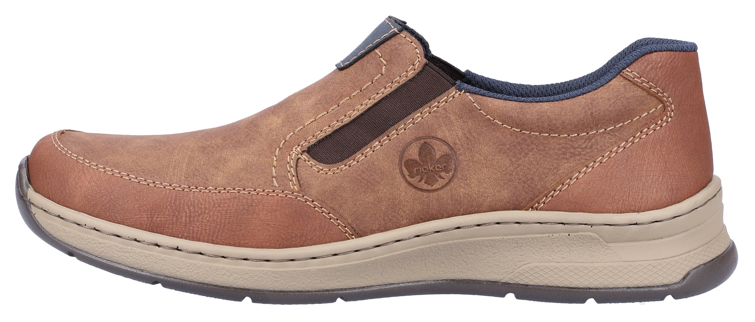 Rieker Slipper, Schlupfschuh, Halbschuh mit Stretcheinsätze
