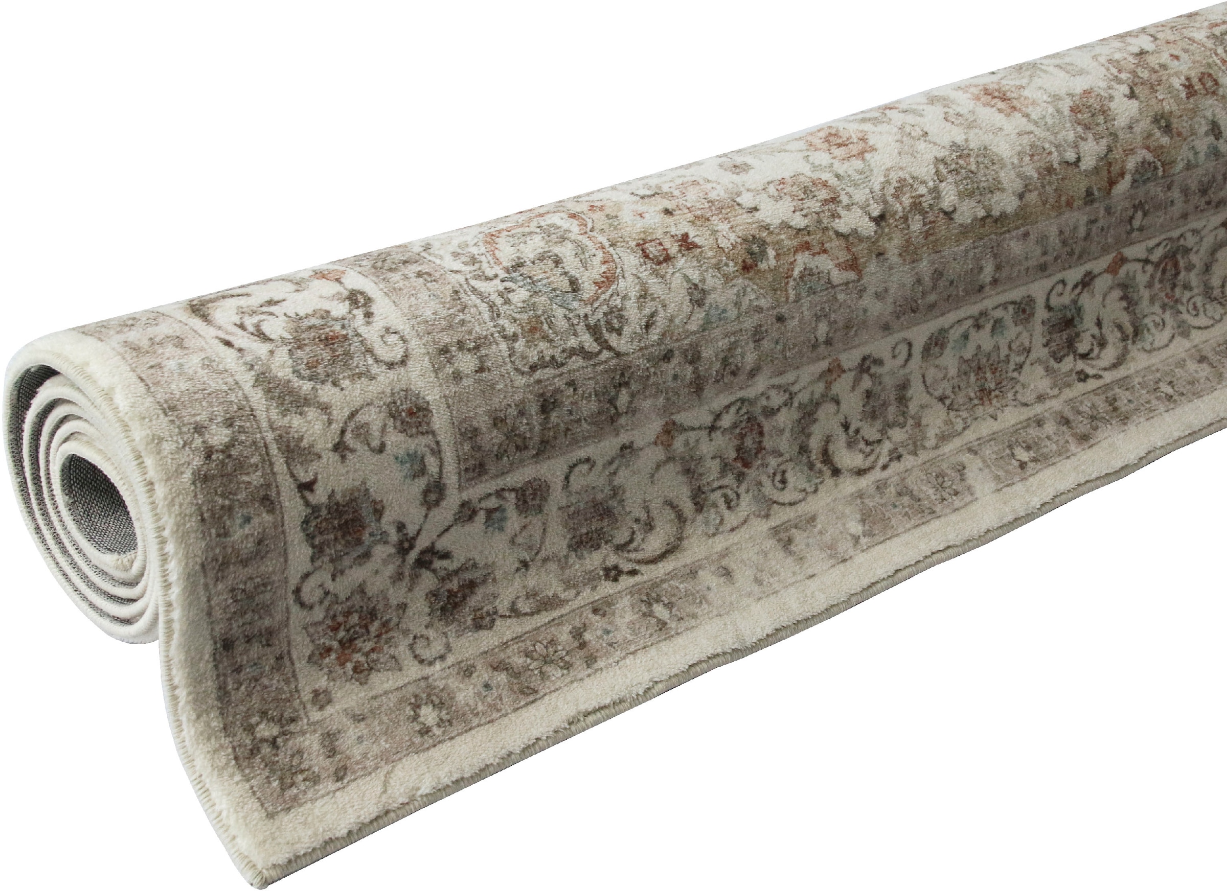 OTTO home Teppich »Omar, Druckteppich, orientalisches Design, mehrfarbig, bedruckt« rechteckig 13 mm Höhe Orient-Optik, Vintage Design, weich, Wohnzimmer, Schlafzimmer