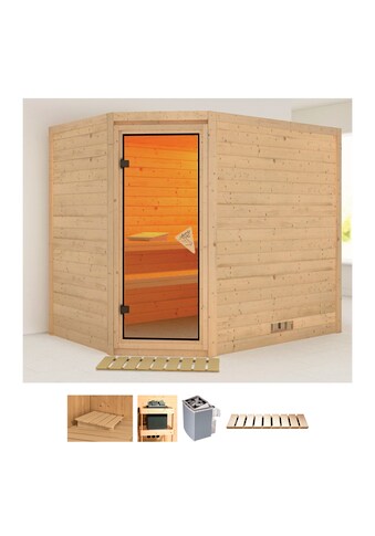 Karibu Sauna »Talida«, (Set), 9-kW-Ofen mit integrierter Steuerung kaufen
