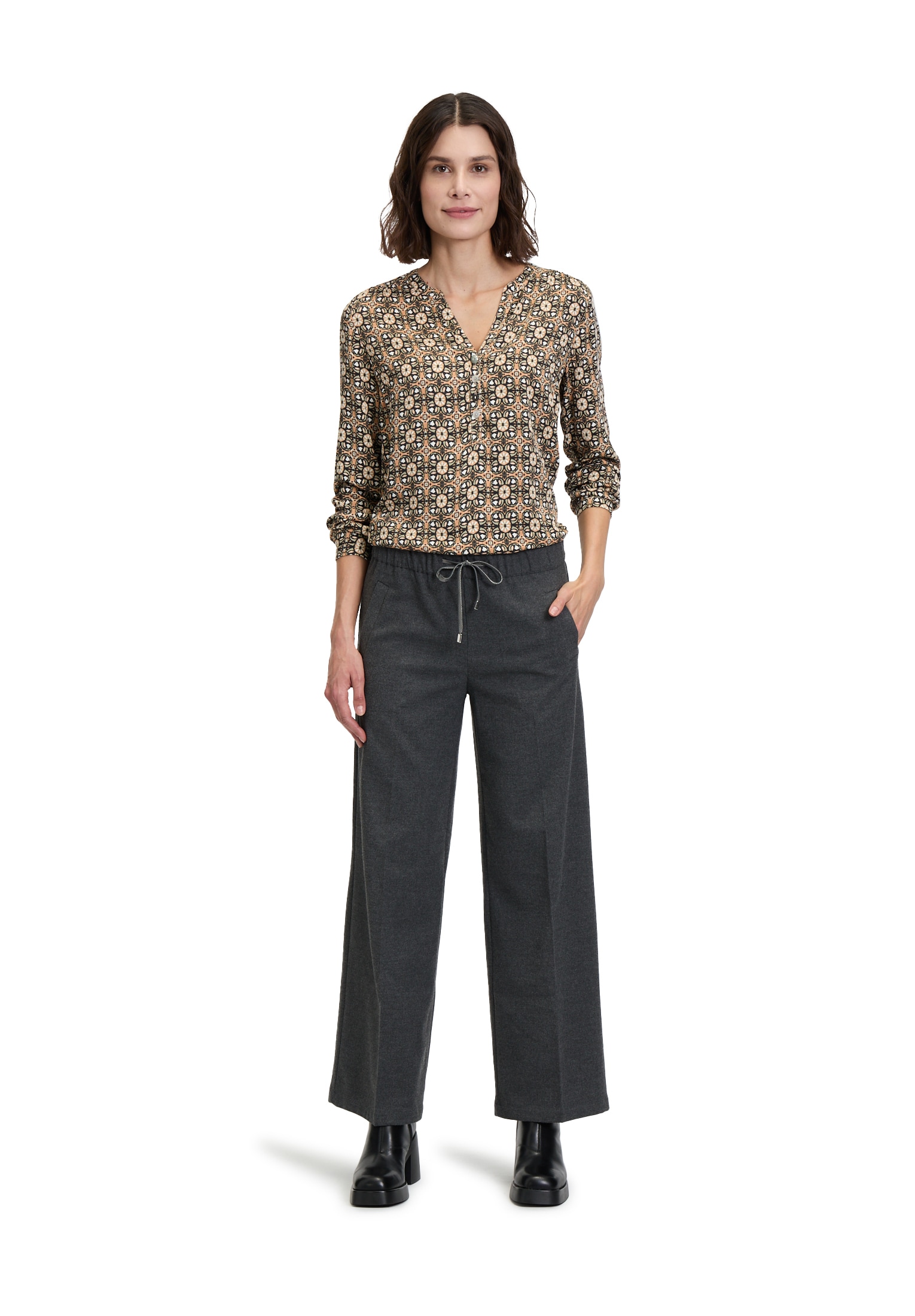 Cartoon Klassische Bluse »Casual-Bluse mit Muster«