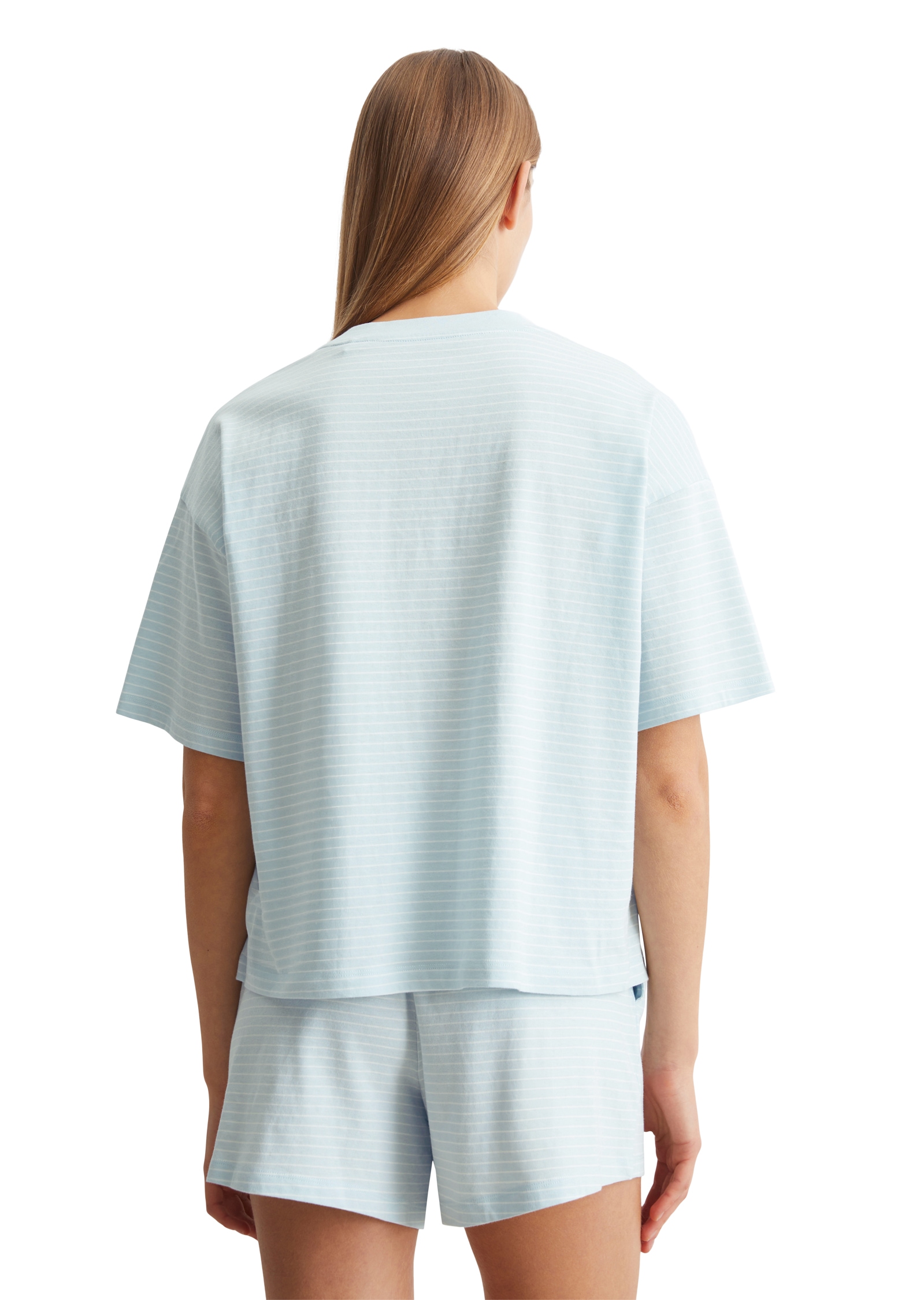 Marc O'Polo Shorty »Mix & Match Cotton«, (2 tlg.), mit fein gestreiftem Design