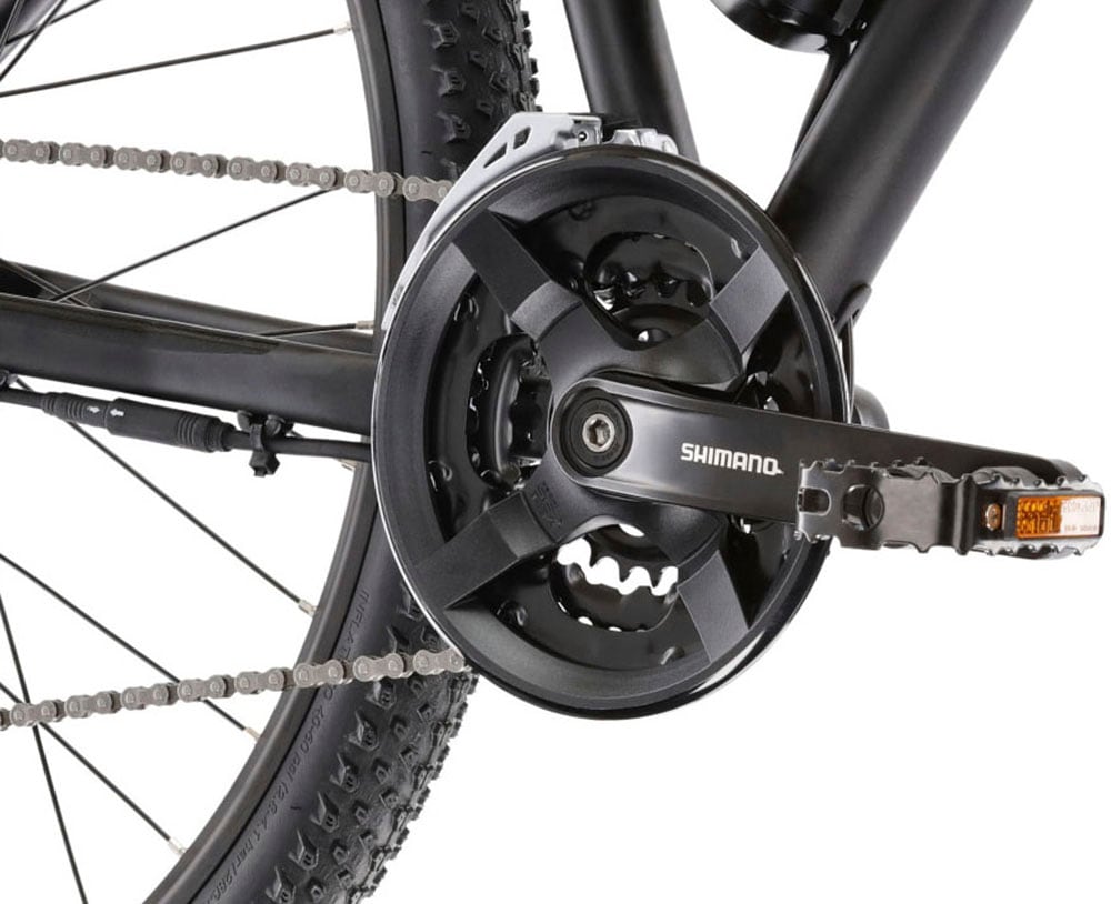 Kross E-Bike »E-MTB Hexagon Boost 1.0 522 29 Zoll schwarz«, 24 Gang, Shimano, ACERA M3020, Heckmotor 250 W, Pedelec, Elektrofahrrad für Damen und Herren