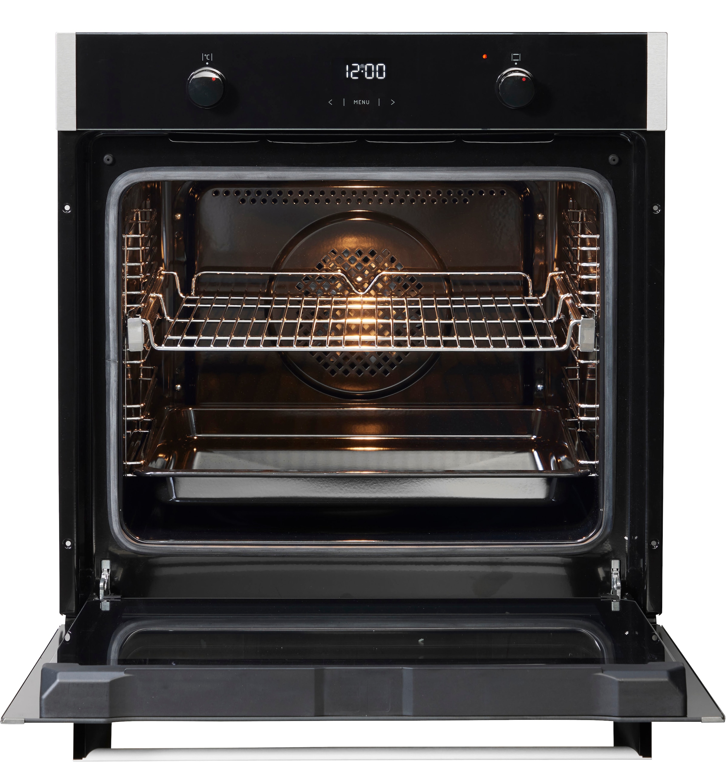 Amica Einbaubackofen  »EBX 944 710 E«, mit 1-fach-Teleskopauszug, Steam Clean