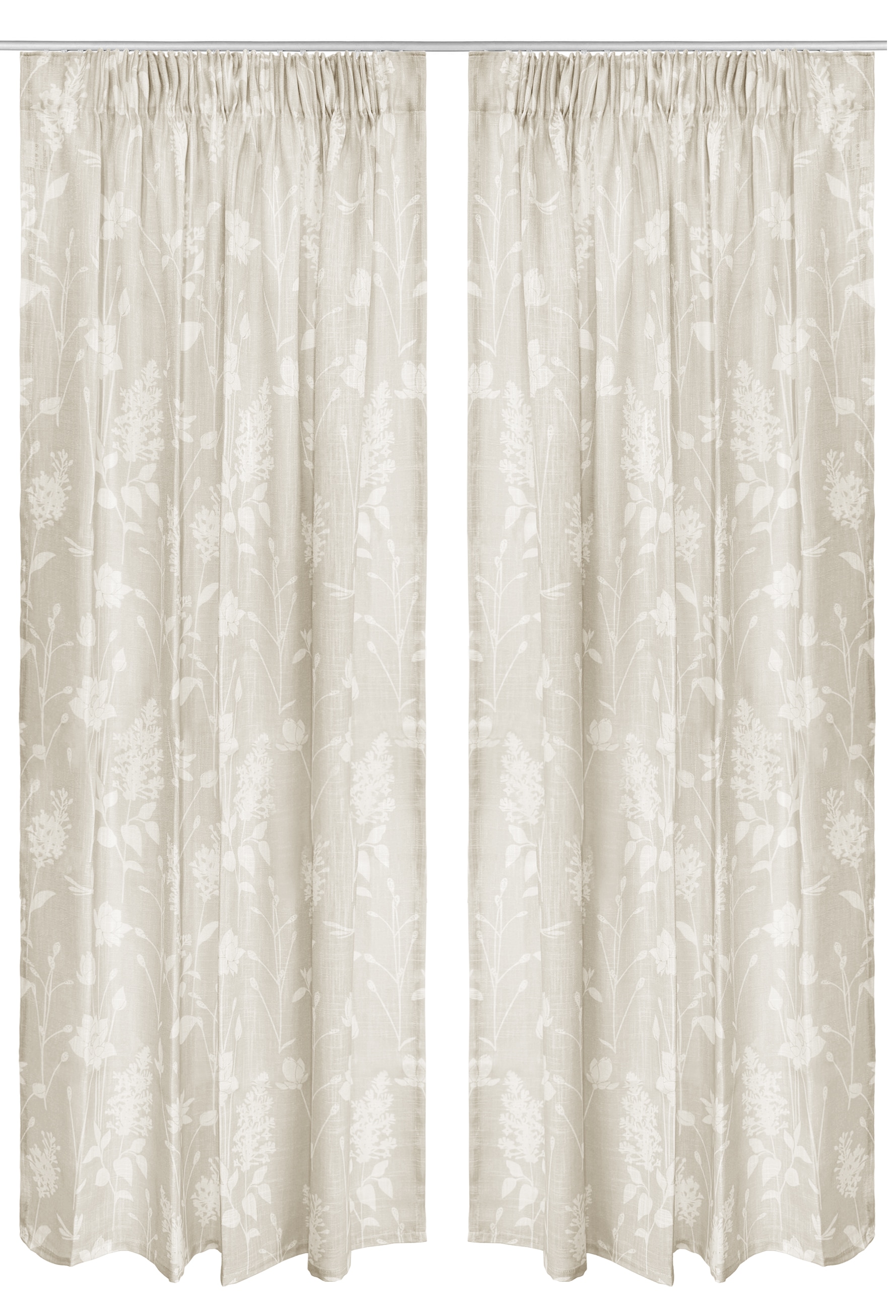 OTTO home Gardine »Linnah« Multifunktionsband 1 Stk. tlg. halbtransparent, strukturiert, Wohnzimmer, Schlafzimmer, Esszimmer,