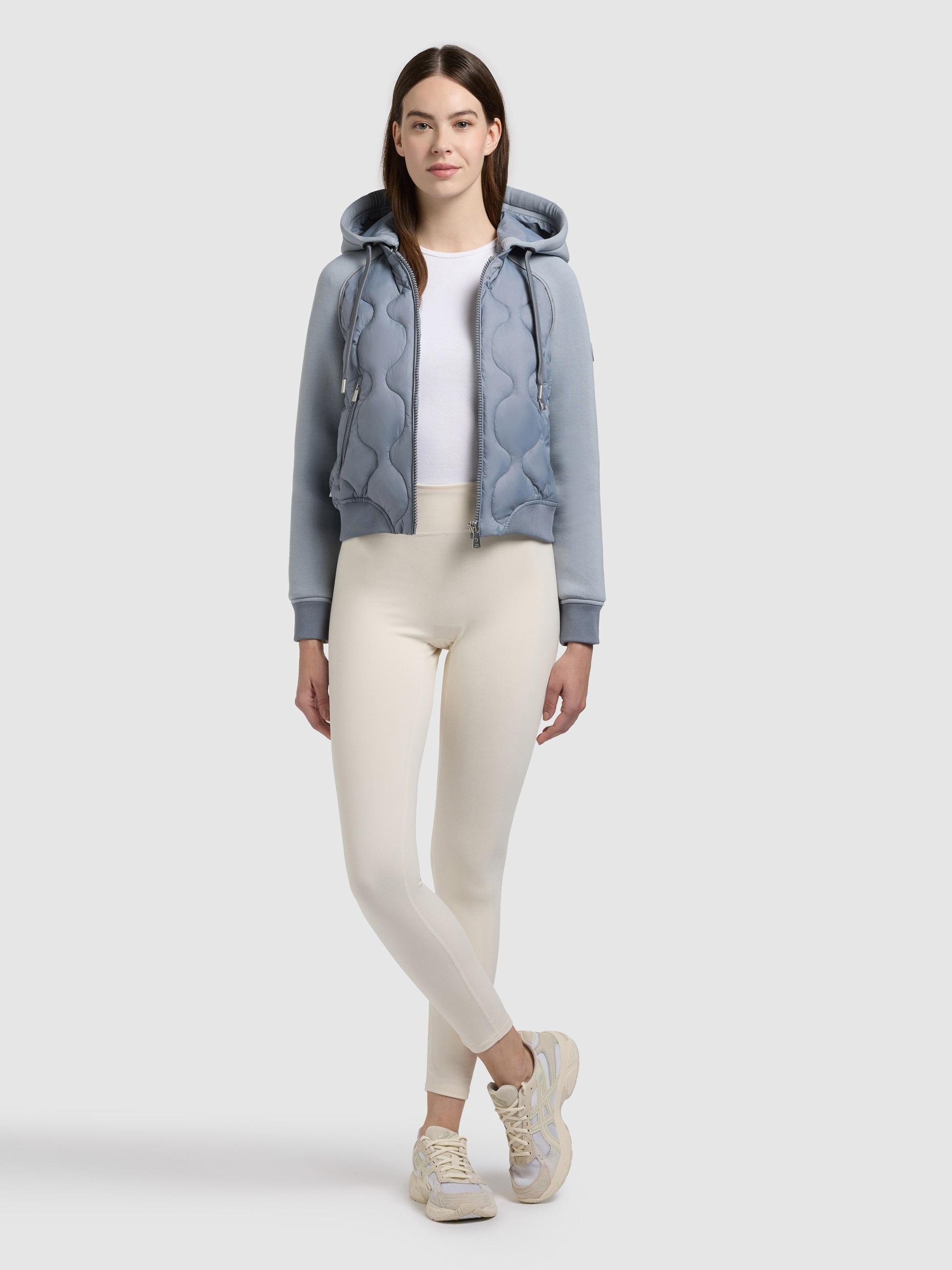 khujo Funktionsjacke »Funktionsjacke Malaya« mit Kapuze Gesteppte Bomberjacke für den Übergang