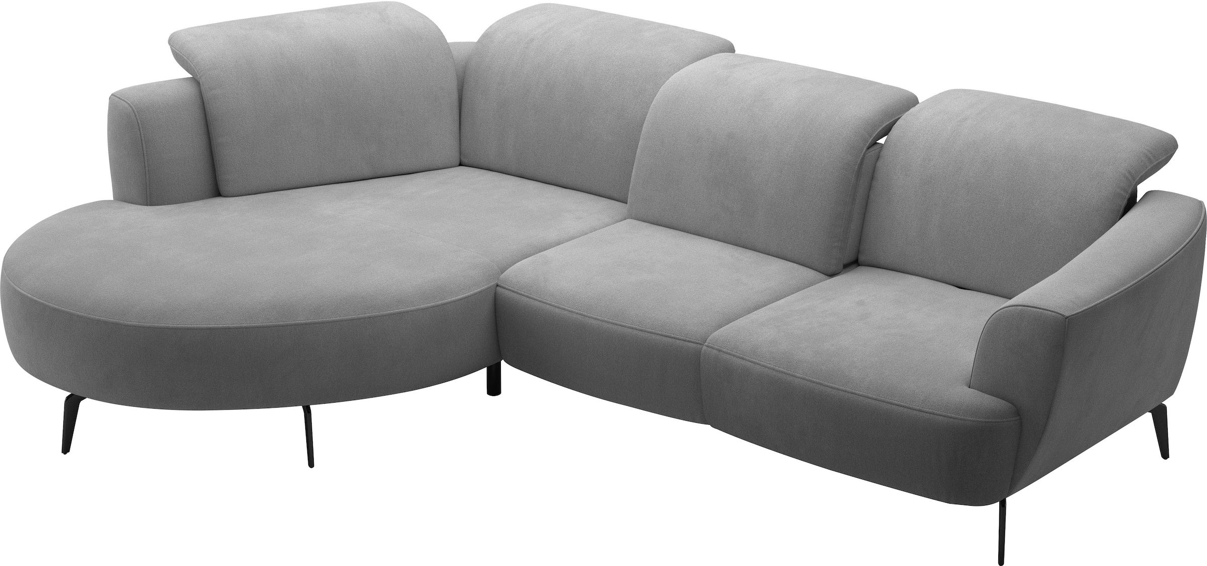 sit&more Ecksofa »Zoe«, ink.Sitztiefenverstellung, wahlweise mit Kopfteilverstellung