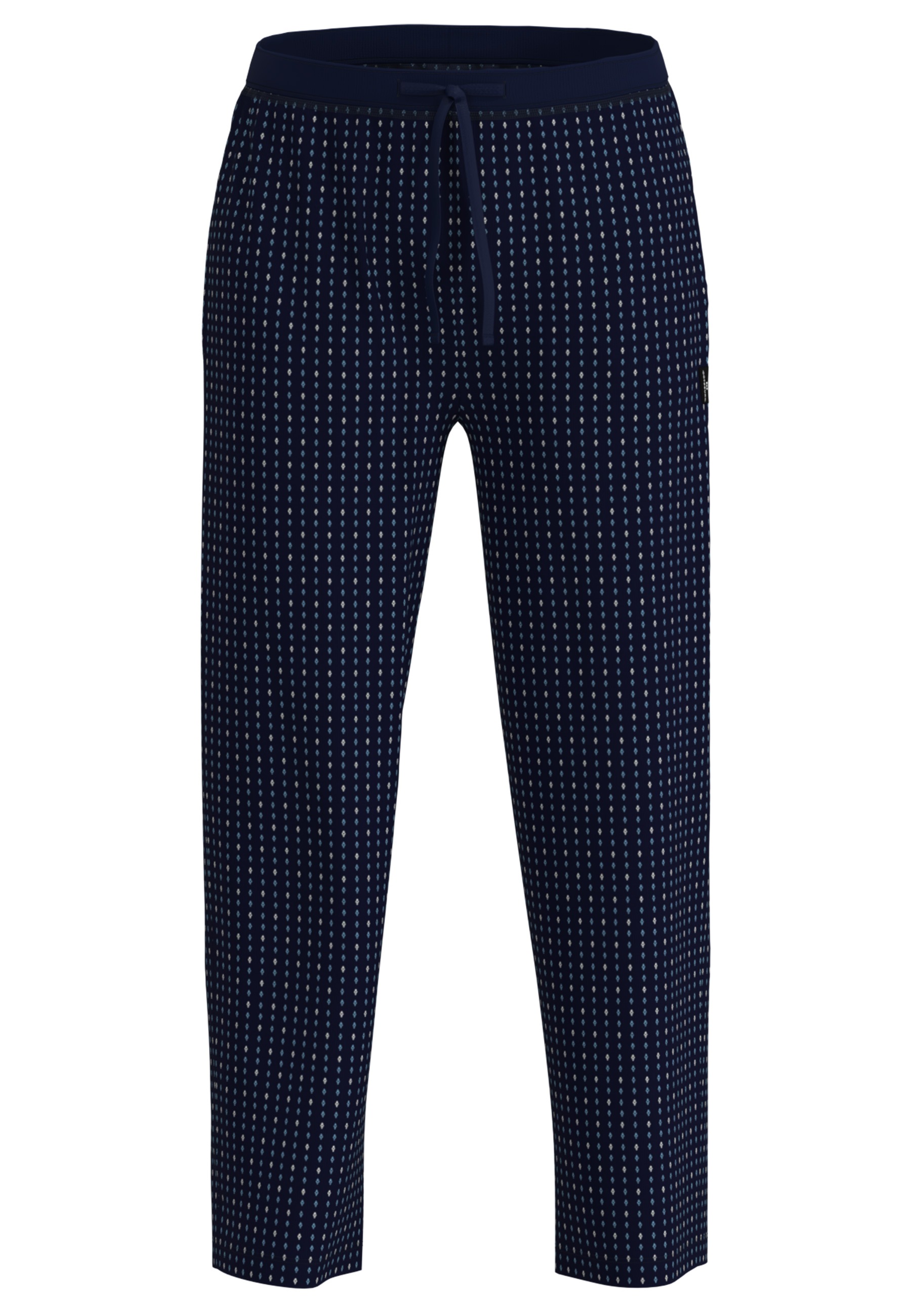 GÖTZBURG Pyjamahose »New York«  gemustert, lang, mit Kordelzug, Baumwolle