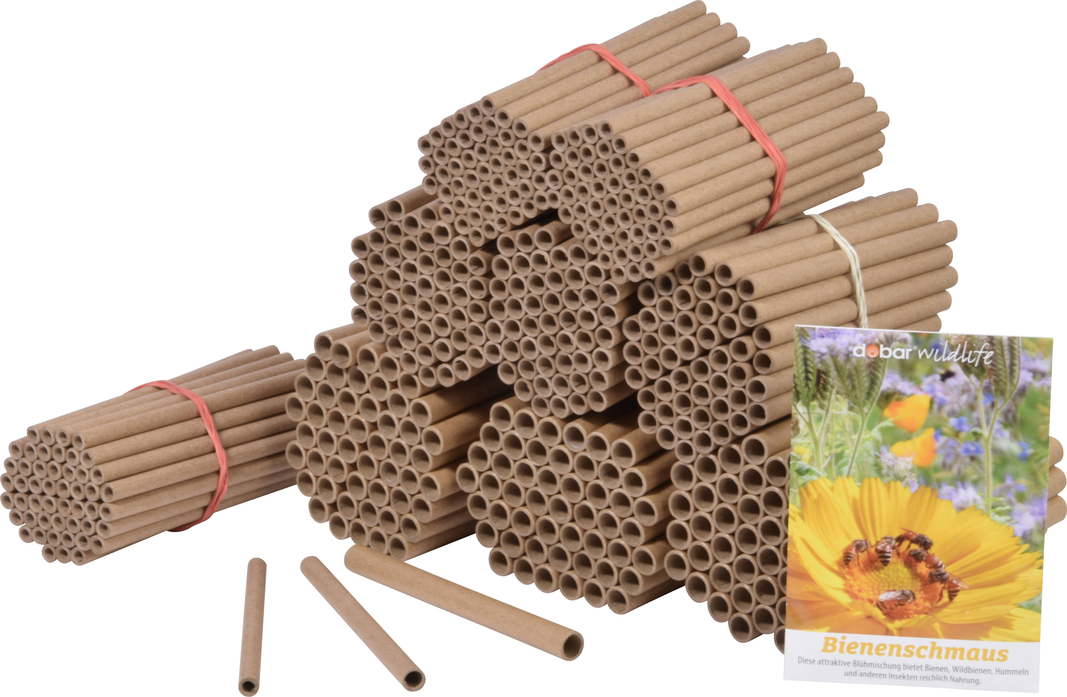 Insektenhotel »Papierhülsen-Set«, inkl. Samenmischung "Bienenschmaus"
