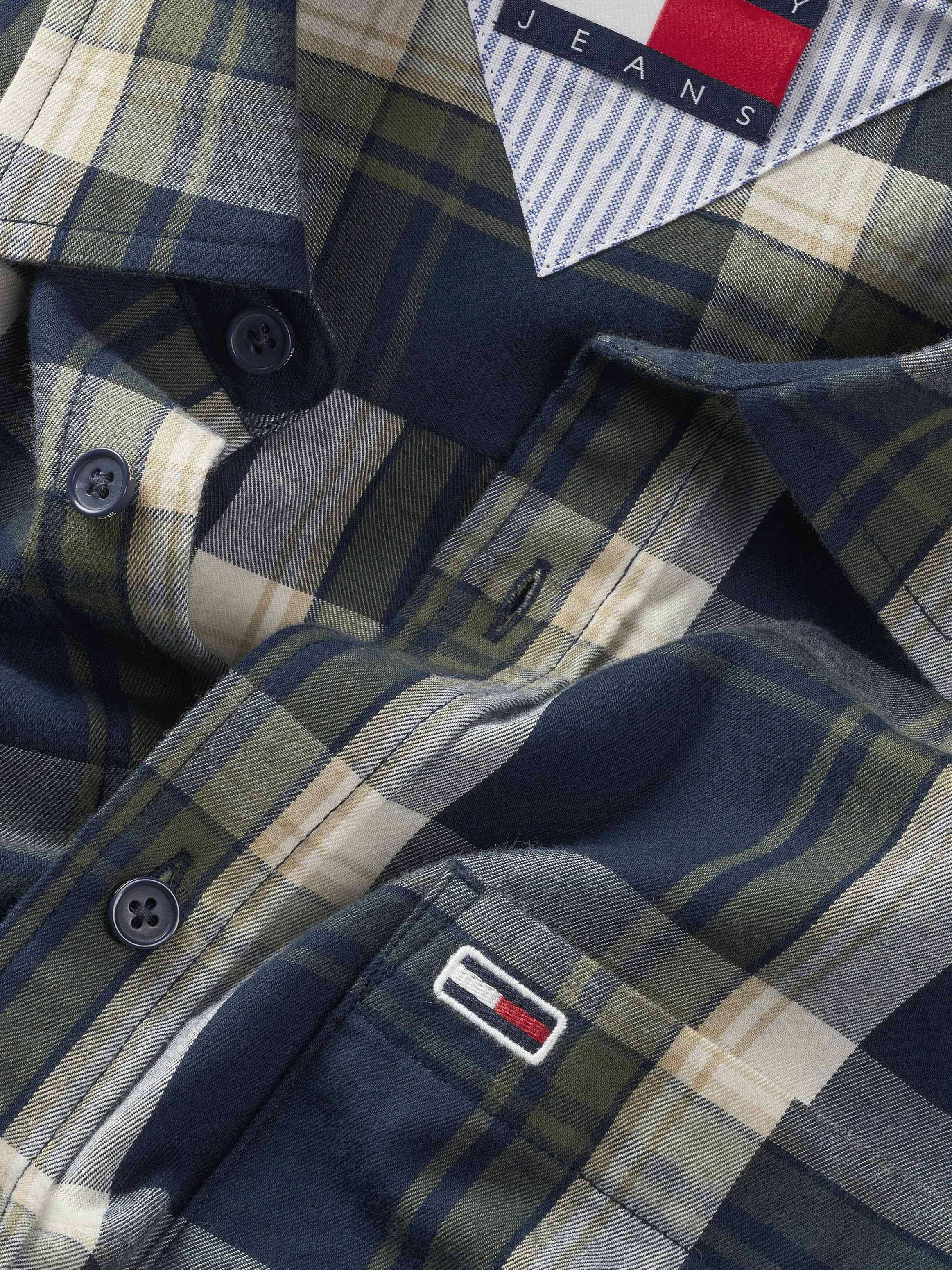 Tommy Jeans Karohemd »TJM REG CHECK FLANNEL SHIRT EXT«, mit Karomuster