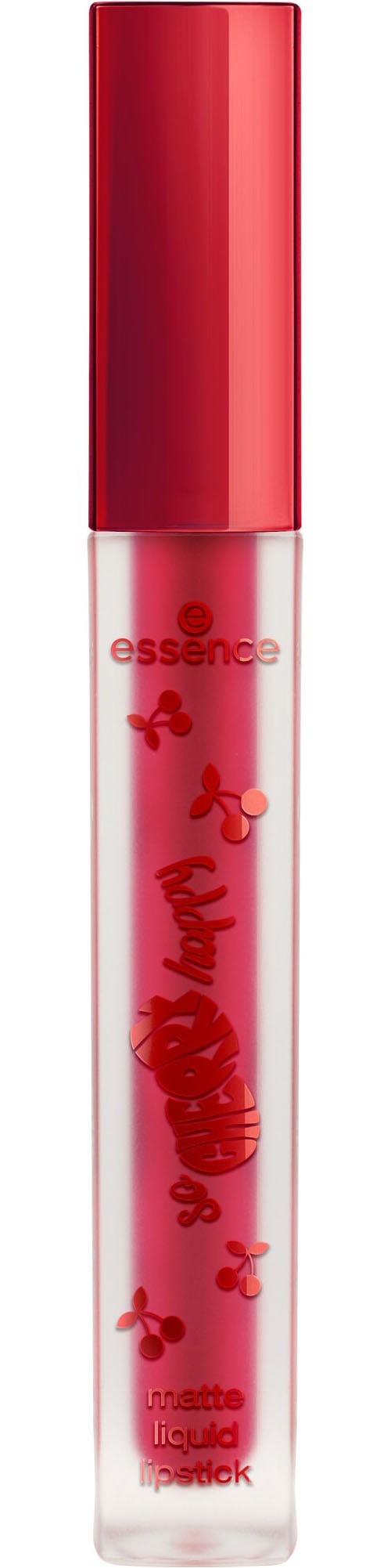 Essence Lippenstift »SO CHERRY happy matte liquid lipstick«, (Packung, 3 tlg.)