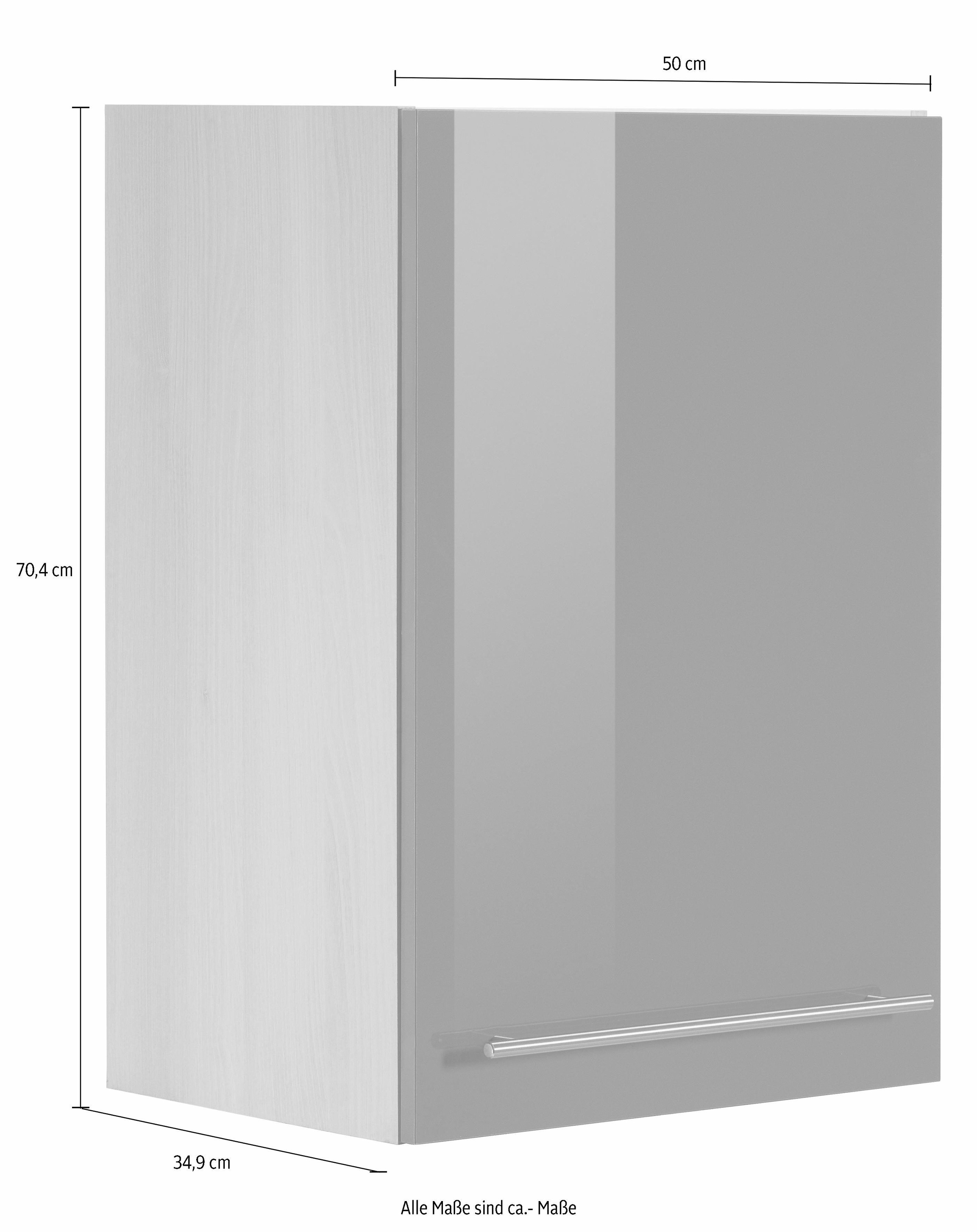 OPTIFIT Hängeschrank »Bern«, Breite 50 cm, 70 cm hoch, mit 1 Tür, mit Metallgriff