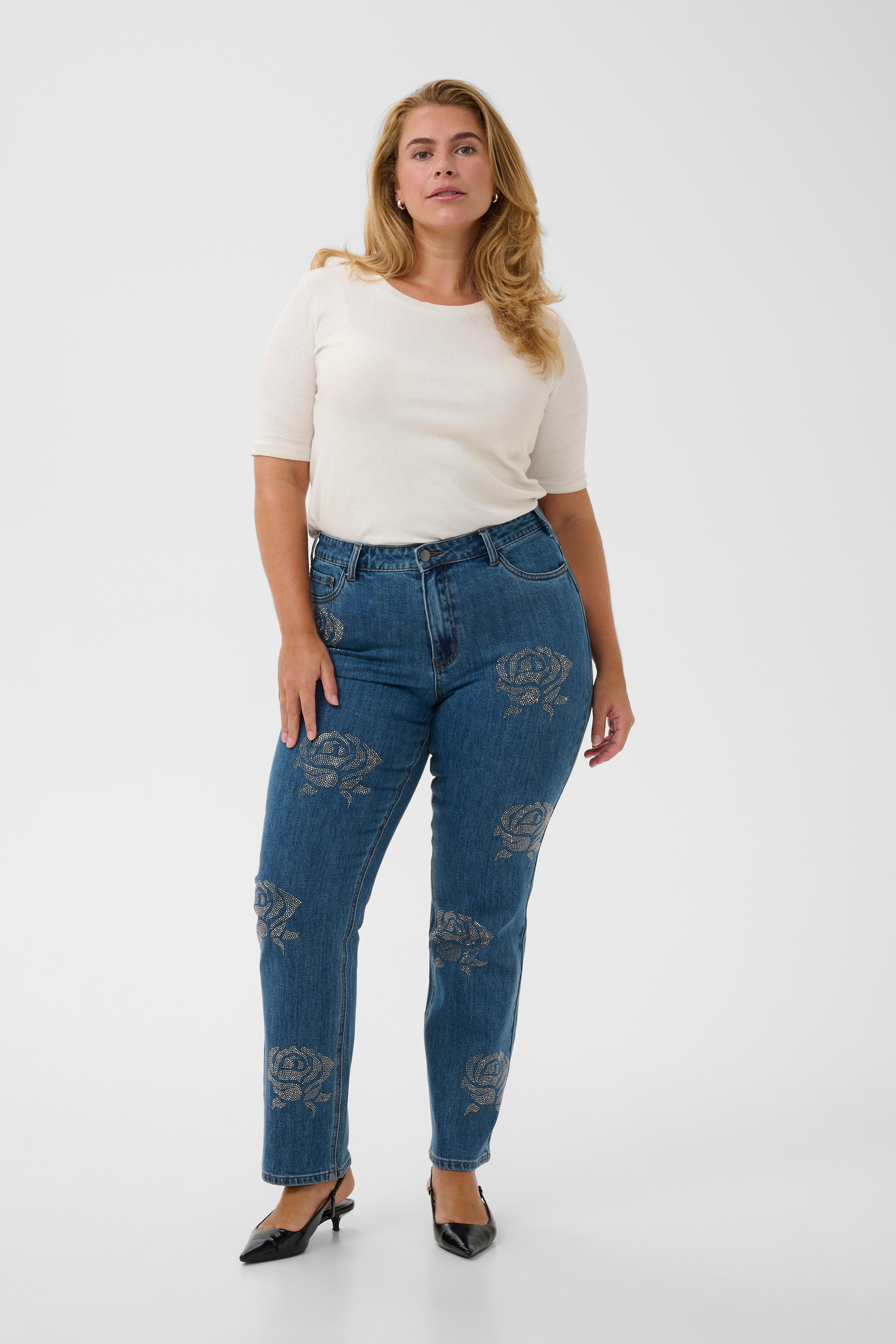 KAFFE Curve Regular-fit-Jeans »KAFFE Curve Jeans KCastelia«