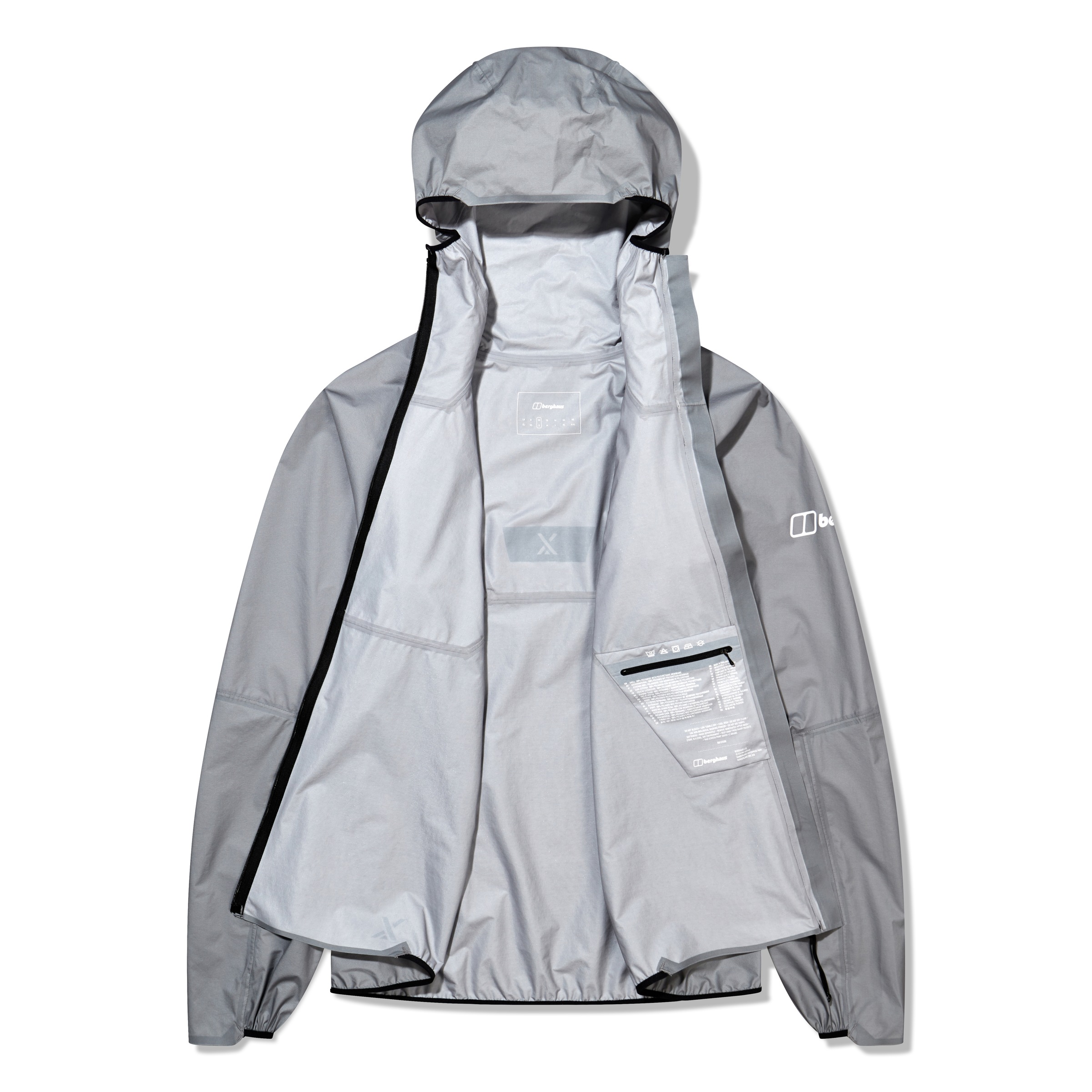 Berghaus Regenjacke »W MTN GUIDE HYPER LT JKT« wasserdicht, winddicht, mit Reißverschluss, normale Länge