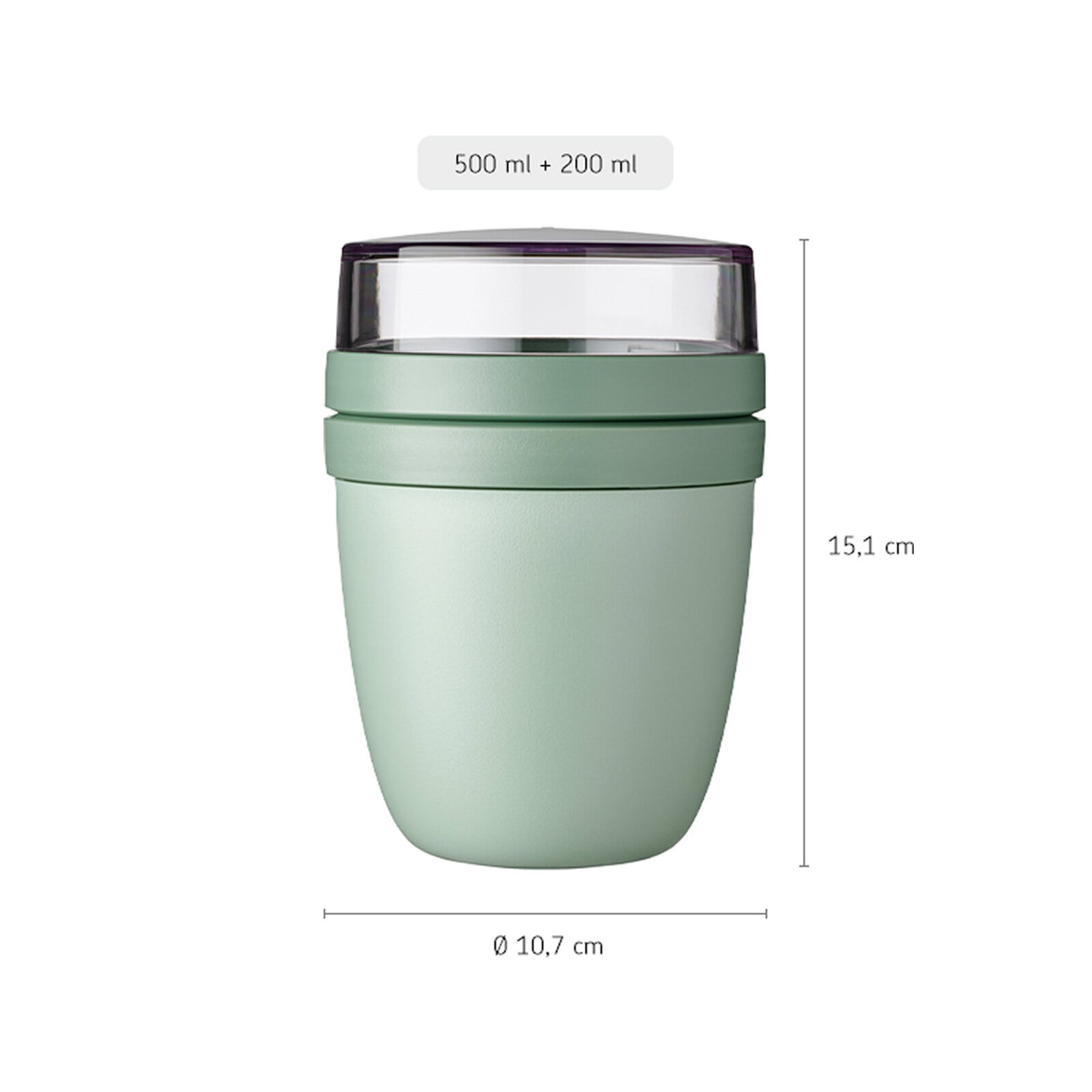 Mepal Lunchbox »Lunchpot Ellipse ø 10.7 cm«, (1 tlg.)