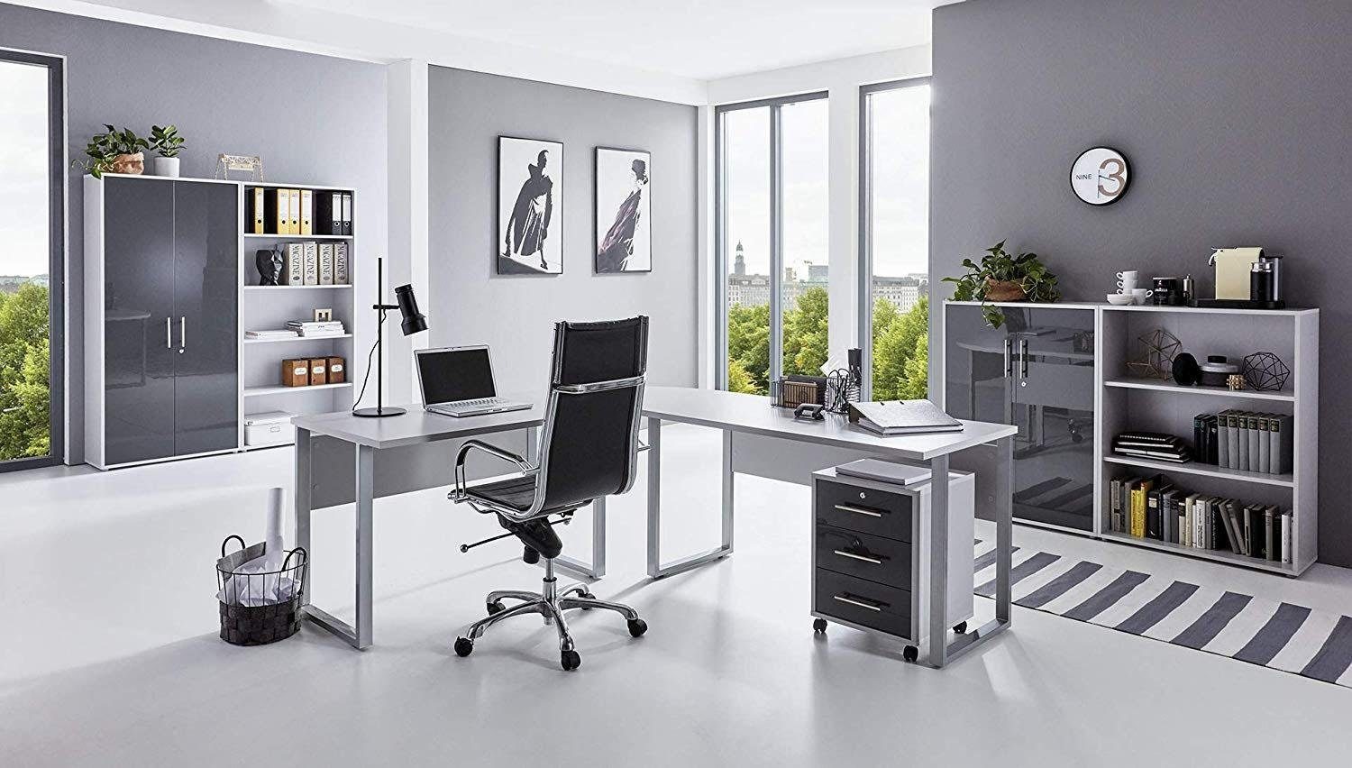 BMG Möbel Büromöbel-Set »Tabor Office 1«, (Set, 8 tlg.)
