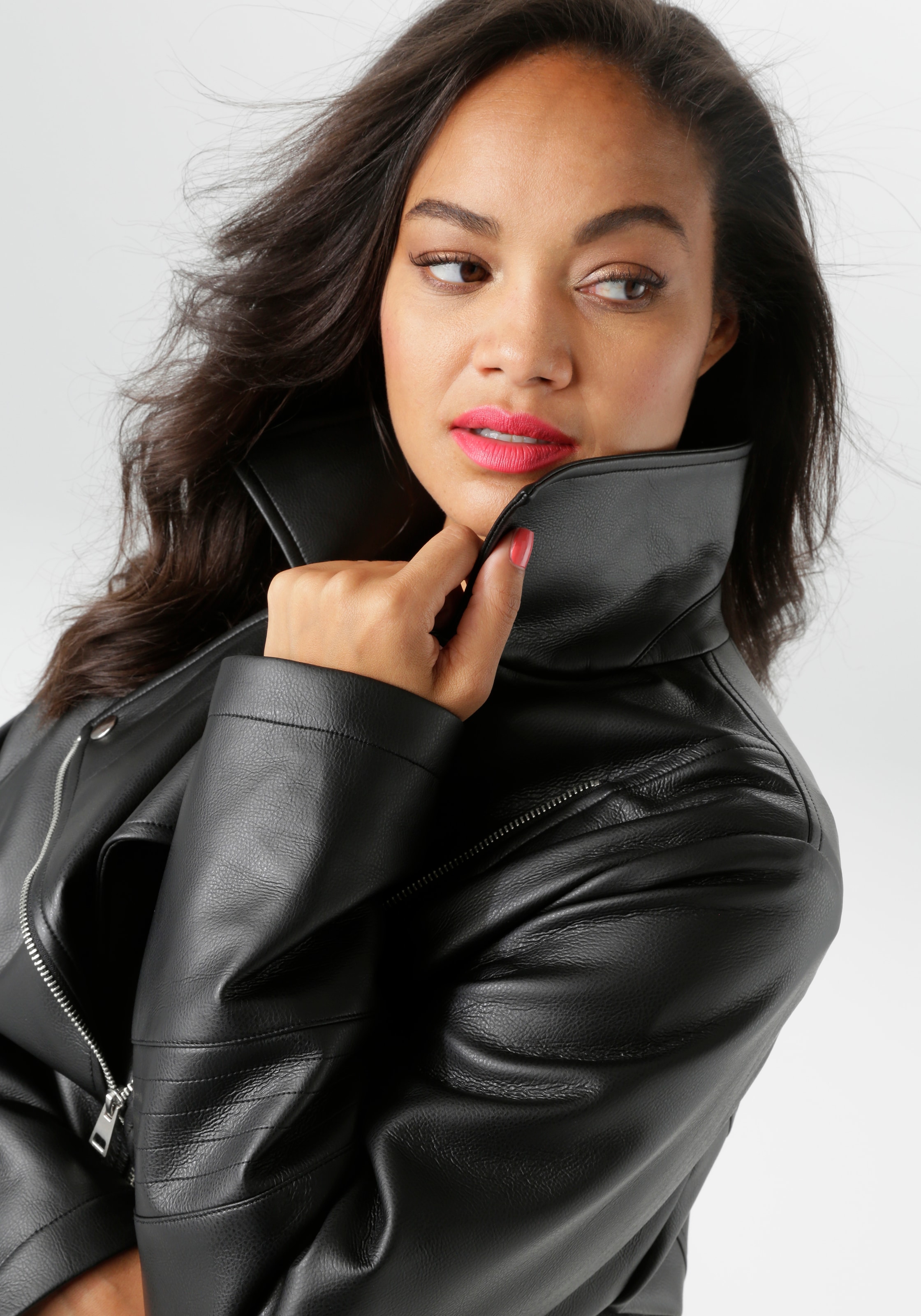 Aniston PLUS Bikerjacke im Biker-Look - NEUE KOLLEKTION