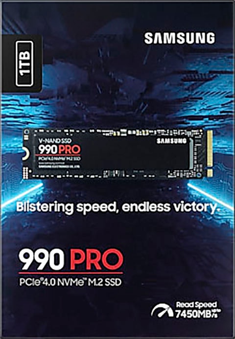 Samsung interne SSD »990 PRO NVMe™ M.2« 1 TB Anschluss PCIe Gen 4.0 x4