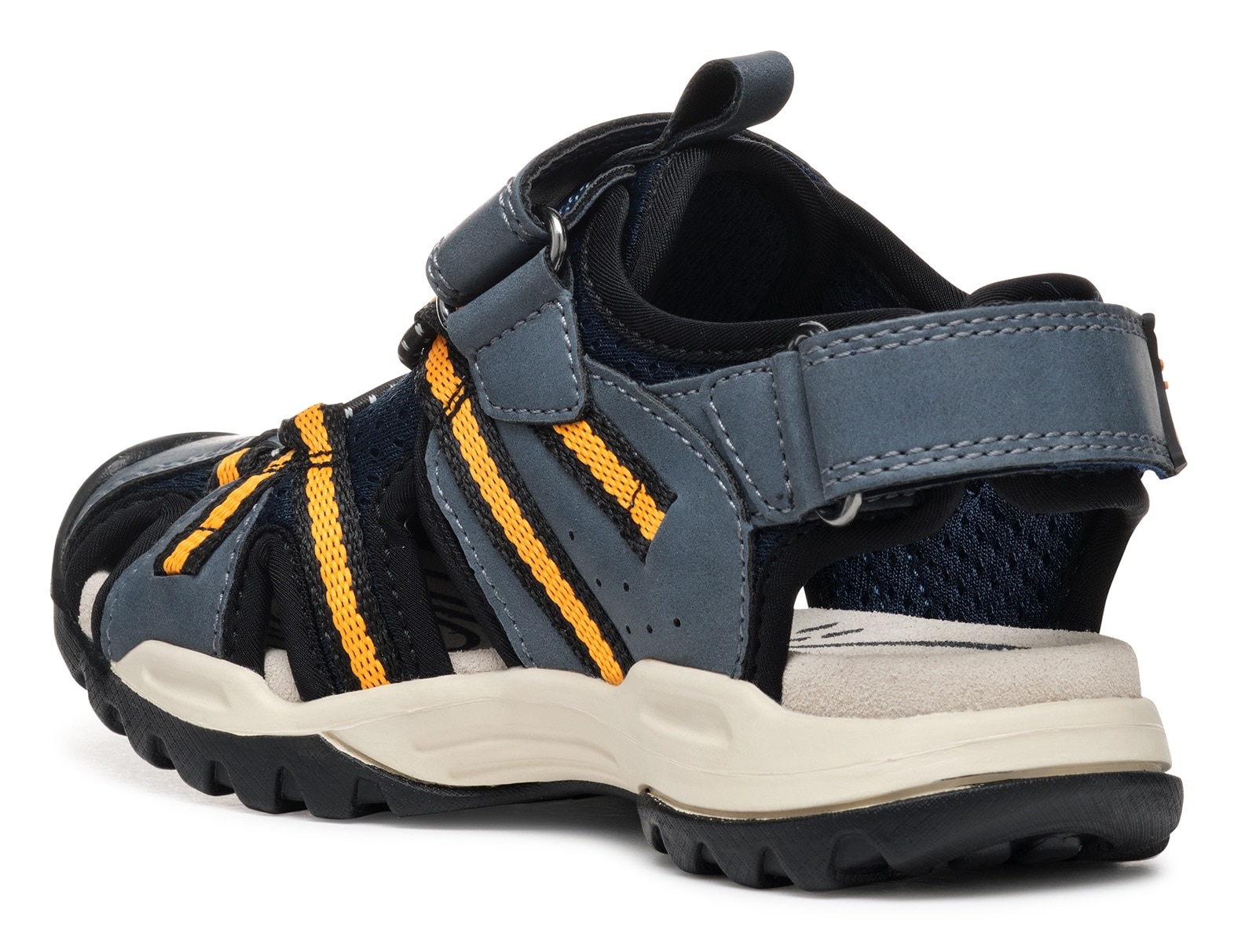 Geox Sandale »J BOREALIS BOY«, Trekking Sandale, Klettschuh mit zusätzlichem Fersen-Klettverschluss