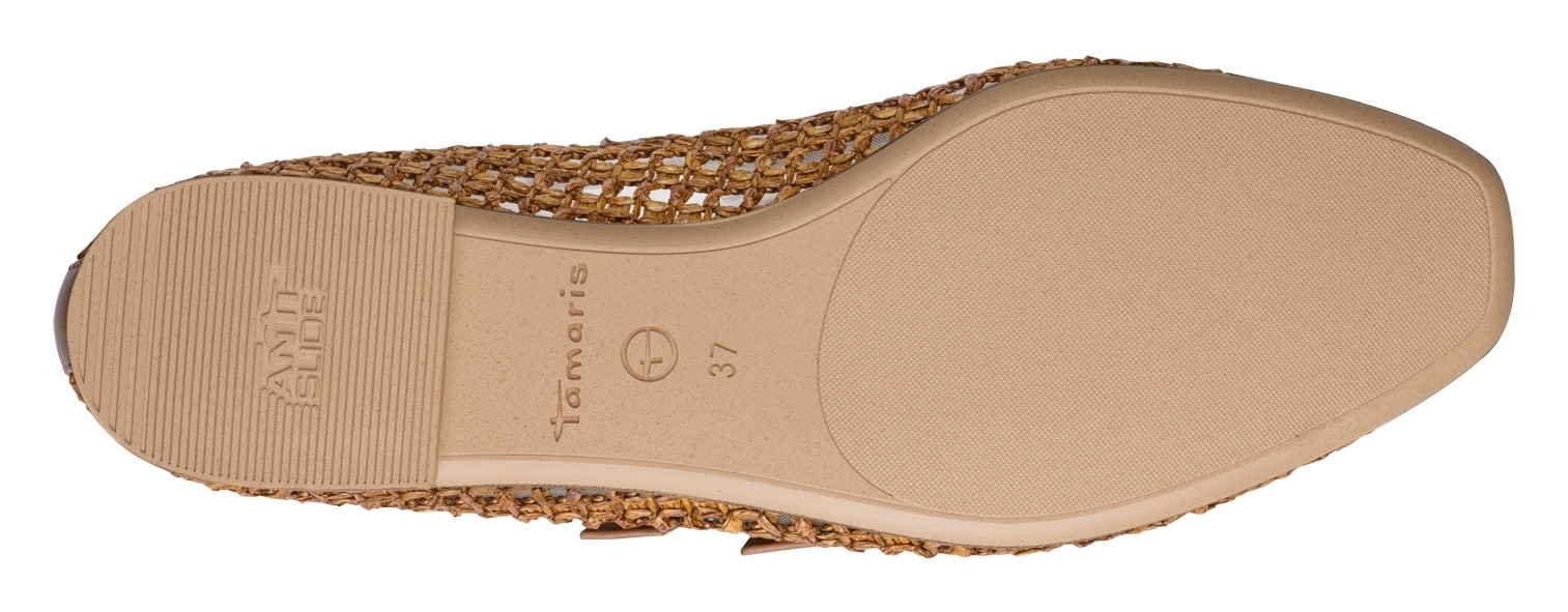 Tamaris Riemchenballerina  , Businessschuh, Frühlingsschuh mit zwei verstellbaren Schnallen