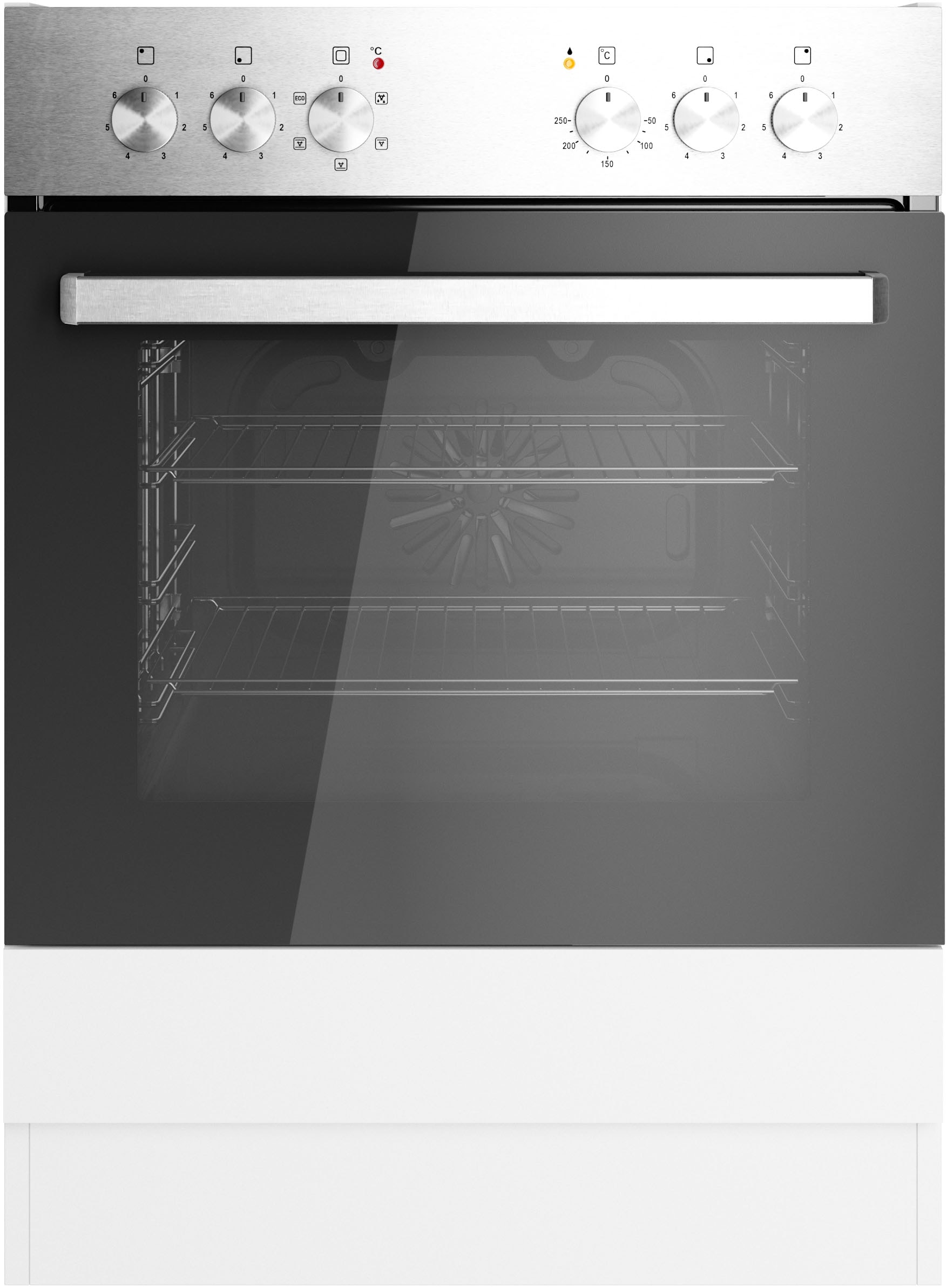 KOCHSTATION Herdumbauschrank »KS-Milan« Herdumbauschrank 60 cm, matte oder hochglänzende Fronten