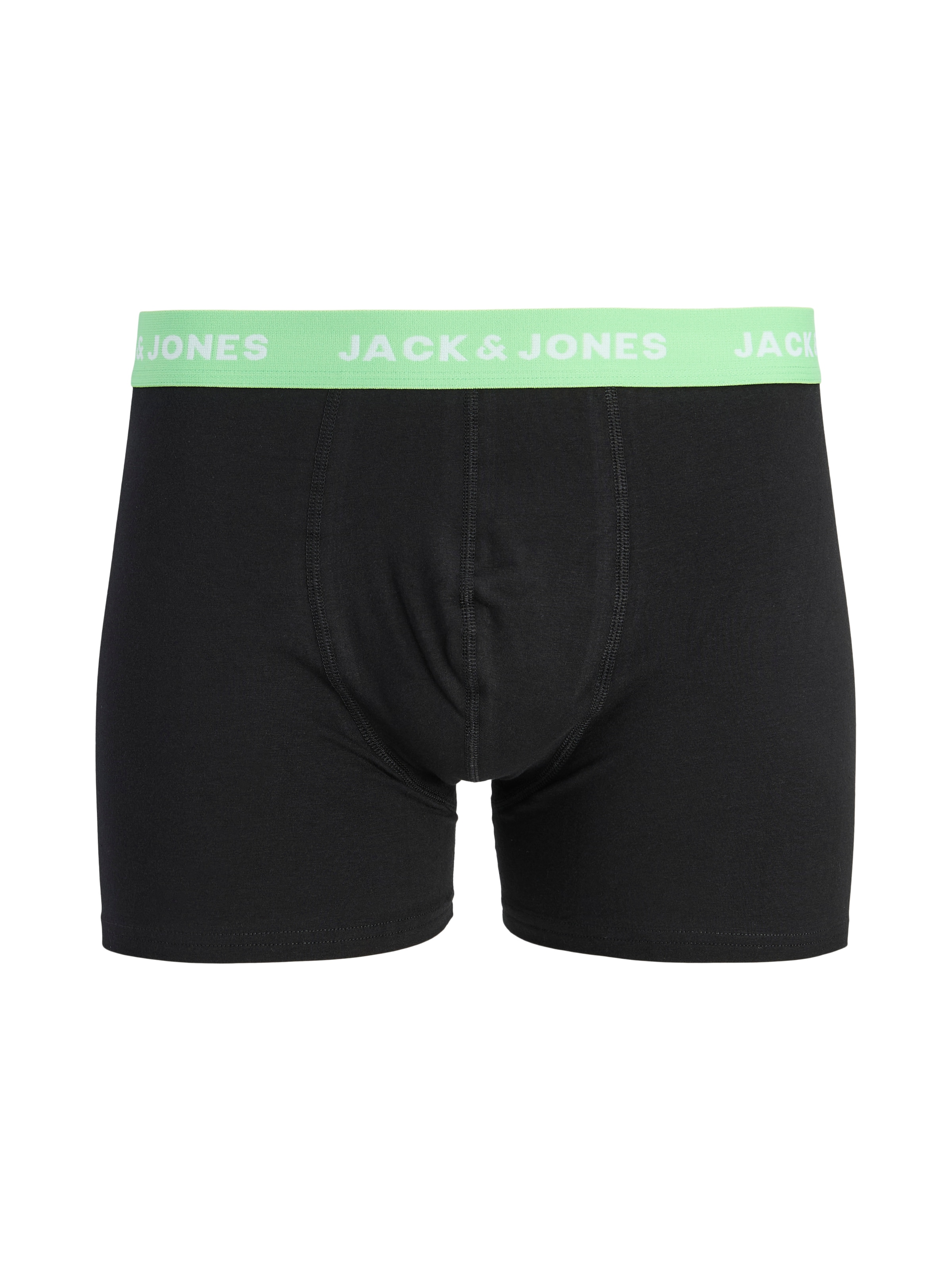 Jack & Jones Boxer »JACHUEY im Fünferpack mit toniger Naht und elastischem Bund« Packung, 5er-Pack, 5 Stk. unifarben, modisch, eng anliegend, Baumwollmischung