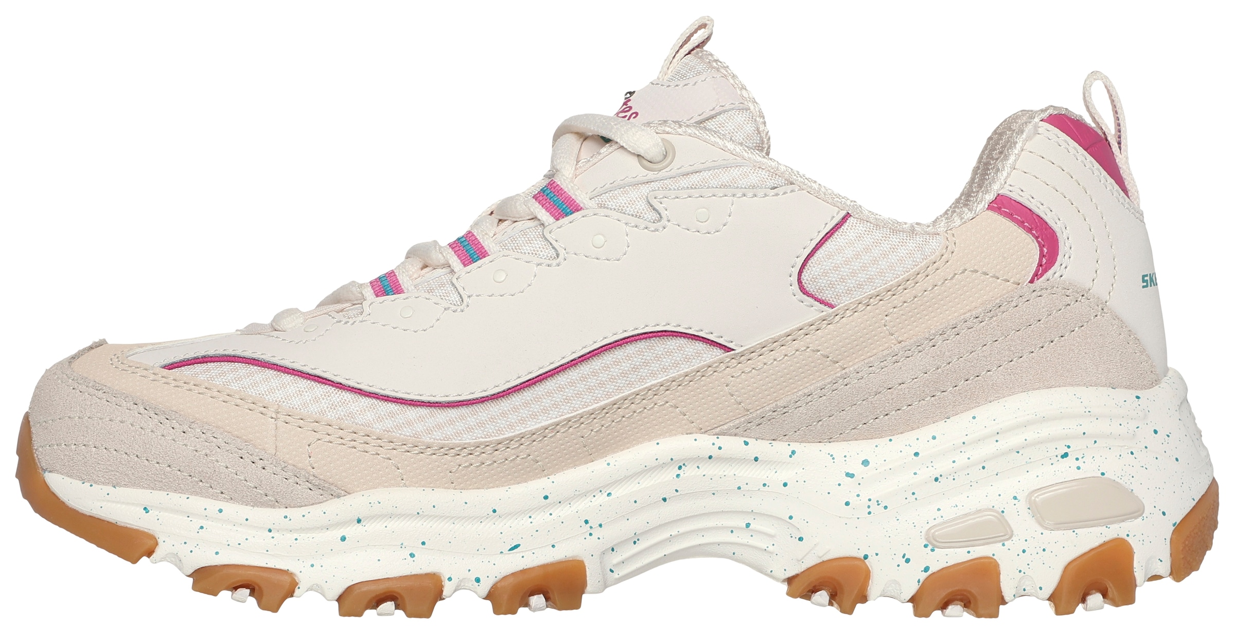 Skechers Sneaker »D'LITES-BOLD VIEWS«, Freizeitschuh, Halbschuh, Schnürschuh mit Air-Cooled Memory Foam