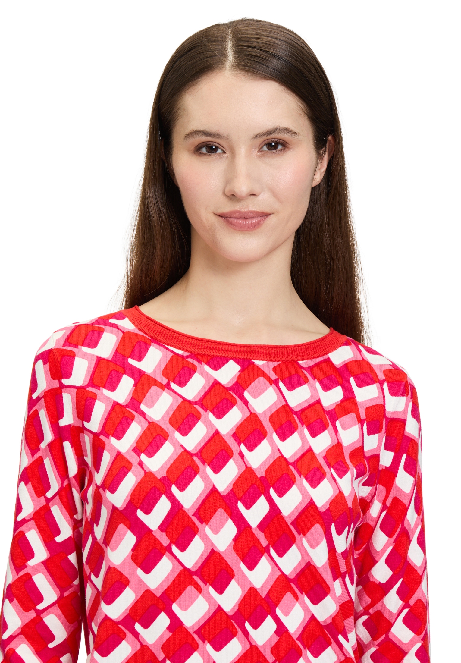 Betty Barclay Rundhalspullover »Basic-Strickpullover mit Print«