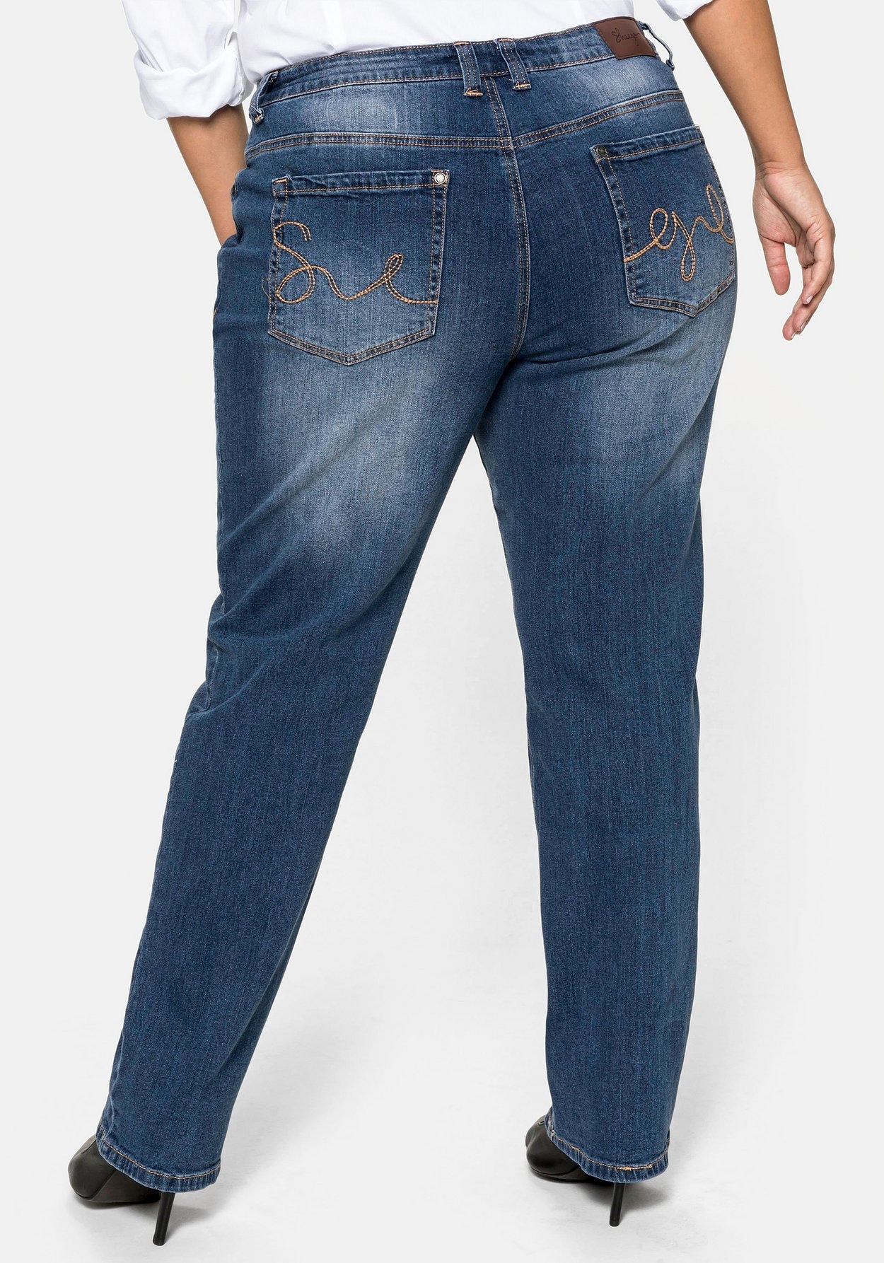 Sheego Stretch-Jeans »Shaping-Jeans Bauch-weg-Effekt«