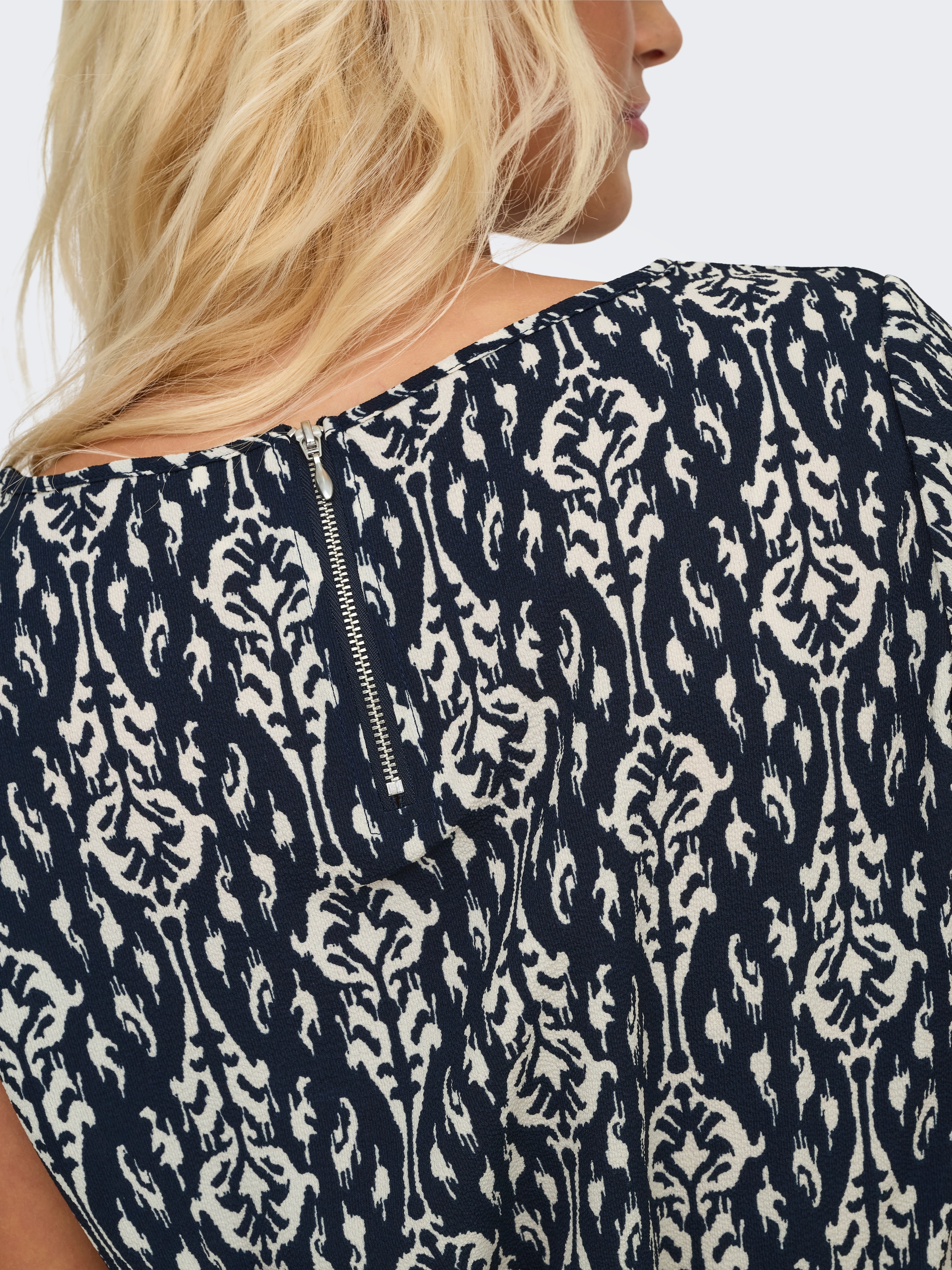 ONLY Shirtbluse »ONLVIC S/S AOP TOP NOOS PTM«, mit Allover Druck