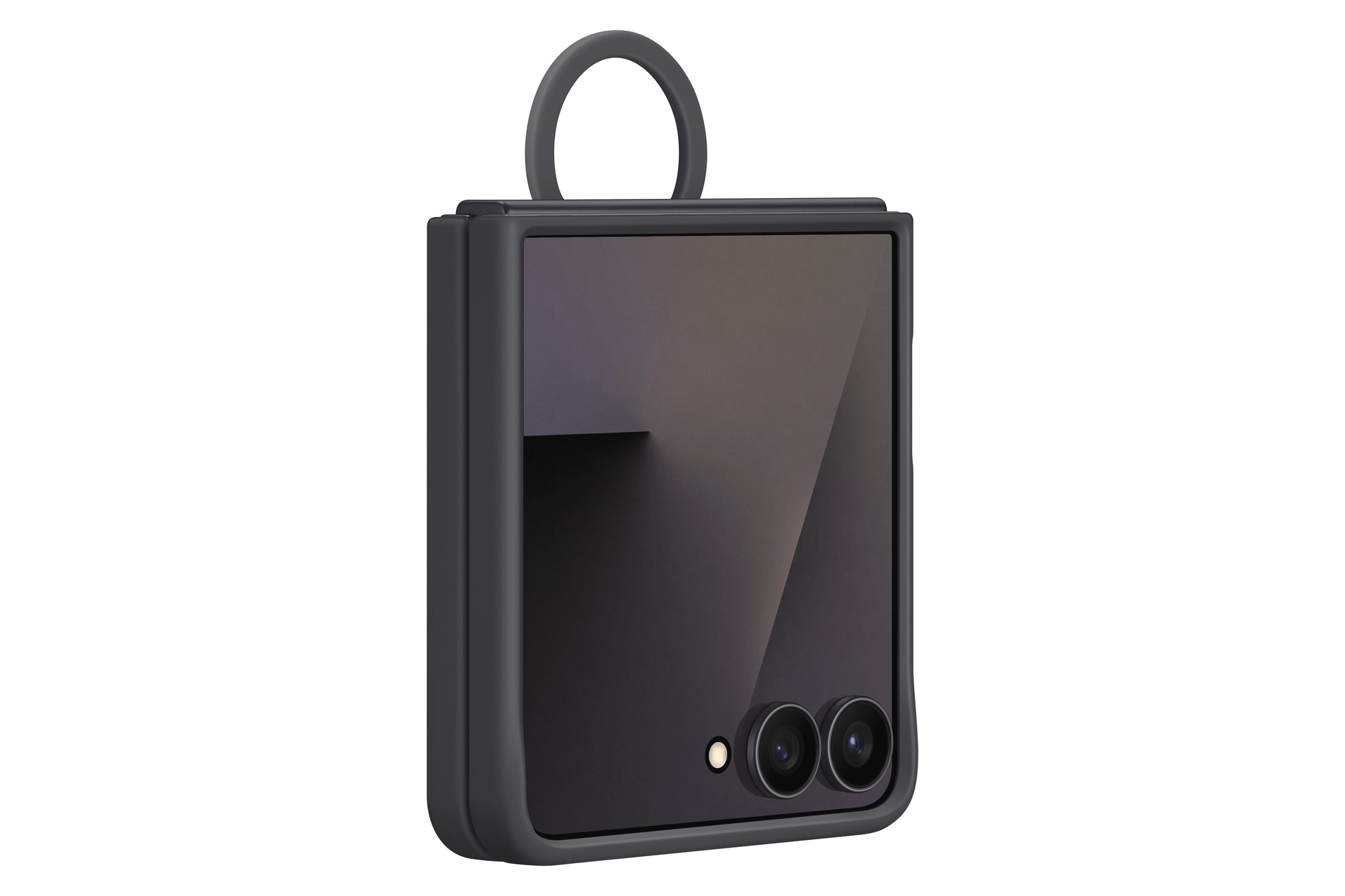 Samsung Handyhülle »Ring Case (Silicone) für Samsung Galaxy Z Flip7«, Samsung Galaxy Z Flip7, Backcover, Schutzhülle, Handyschutzhülle, Case, Schutzcase, stoßfest
