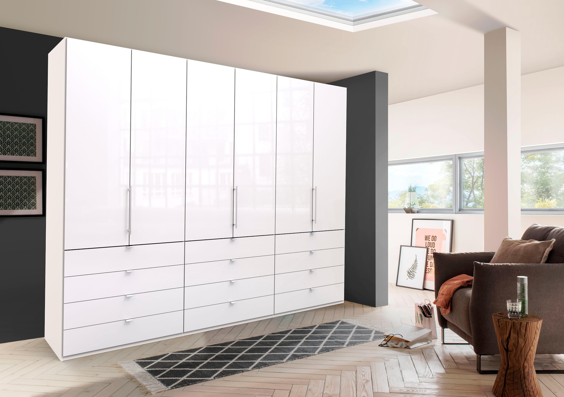 WIEMANN Falttürenschrank »Loft« Glasfront