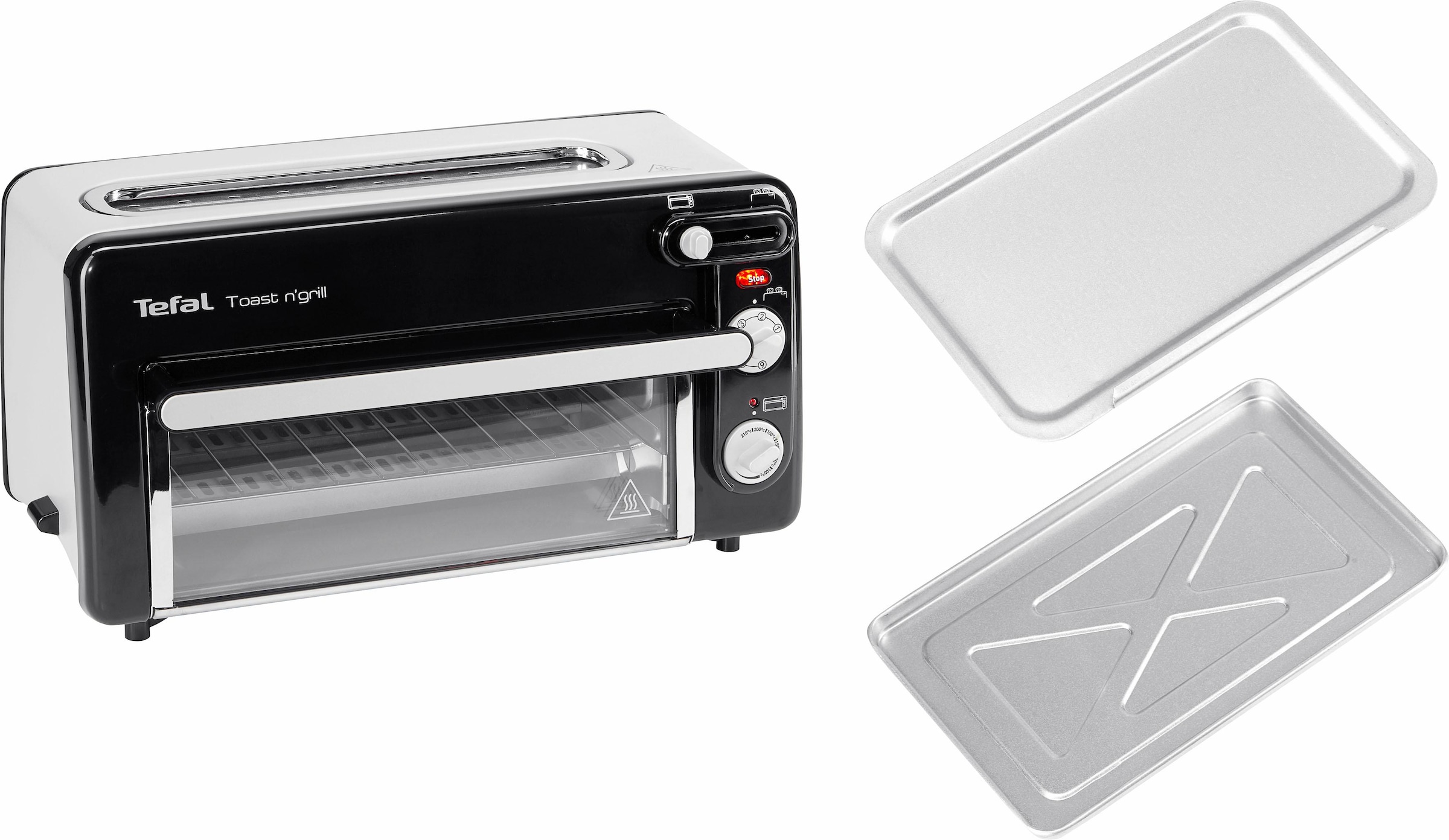 Tefal Minibackofen »TL6008 Toast n’ Grill«, sehr energieeffizient und schnell, 1300 Watt