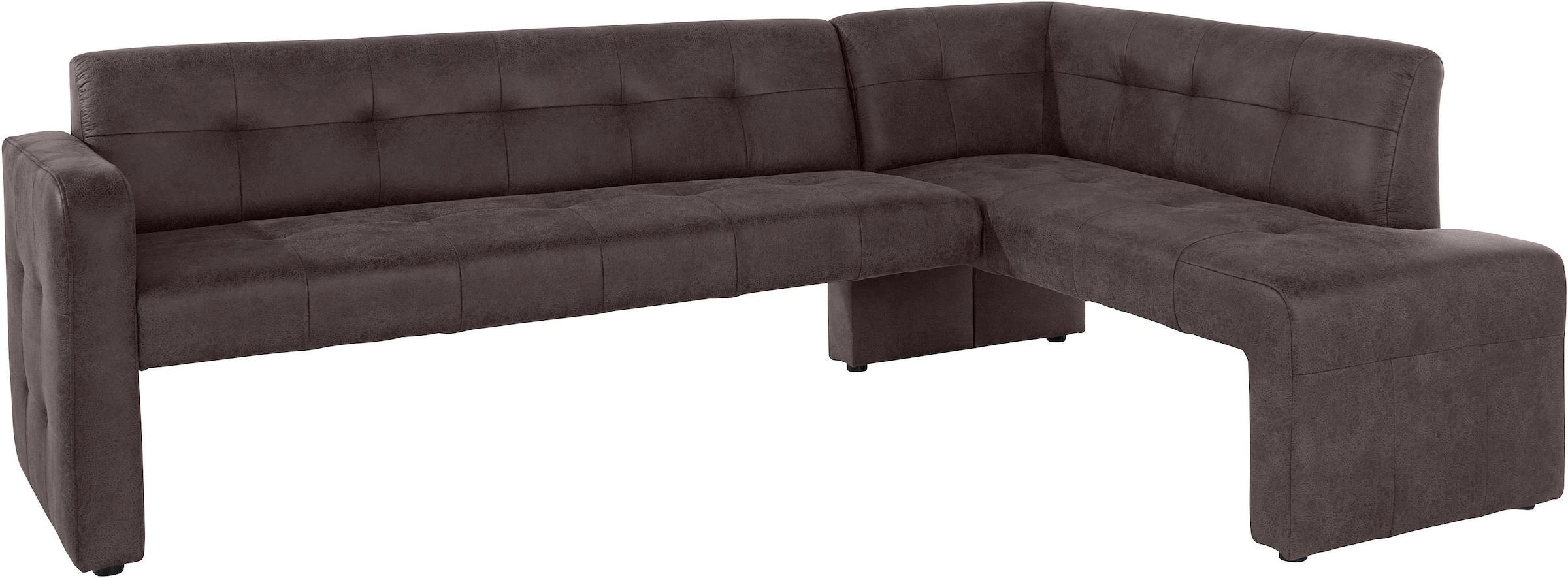 exxpo - sofa fashion Eckbank »Barista mit toller Detailverarbeitung, hohe Bodenfreiheit«, Komfortsitzhöhe 49cm, Frei im Raum stellbar