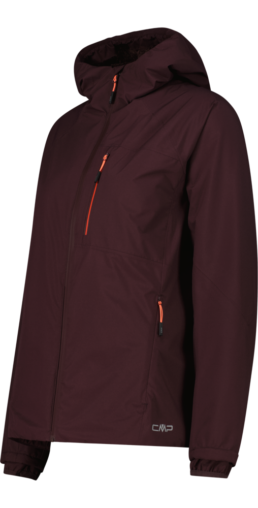 CMP Funktionsjacke »WOMAN JACKET FIX HOOD« mit Kapuze sportliche Optik, mit Kapuze, aus Polyester-Obermaterial