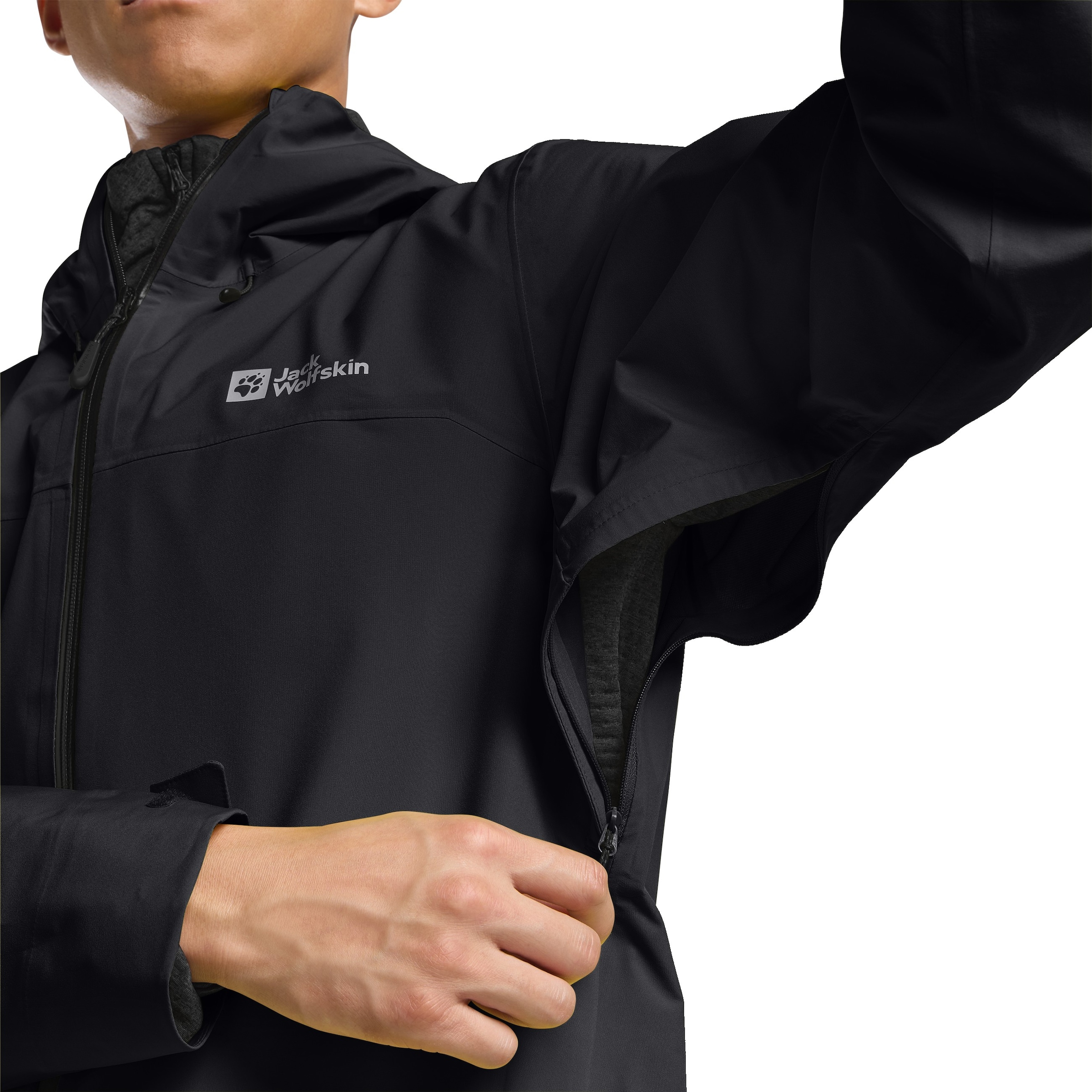 Jack Wolfskin Funktionsjacke »HIGHEST PEAK 3L JKT M«, mit Kapuze