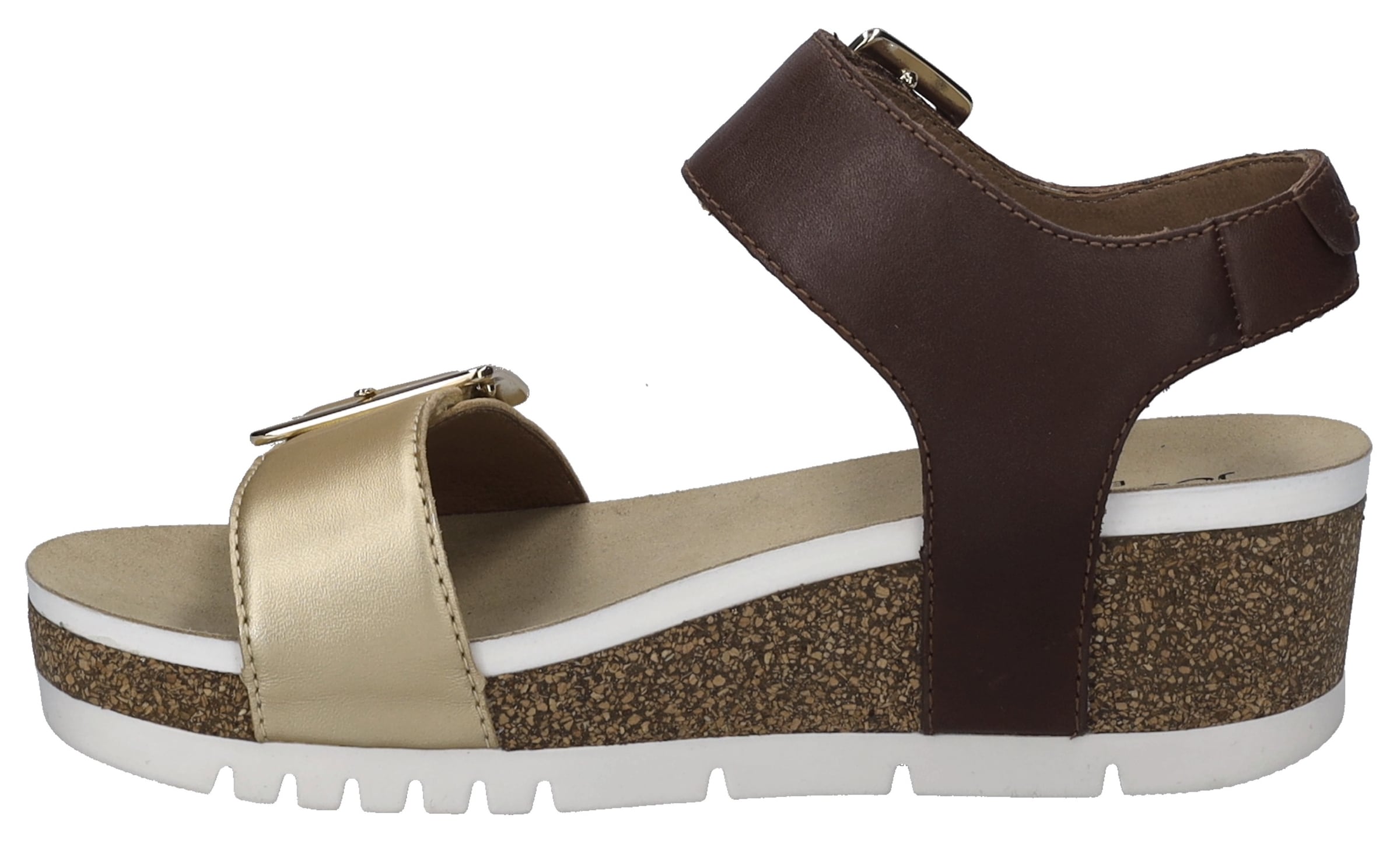 Josef Seibel Sandale »Quinn 02«, Plateausandale, Keilsandalette, Klettschuh mit Schnallen