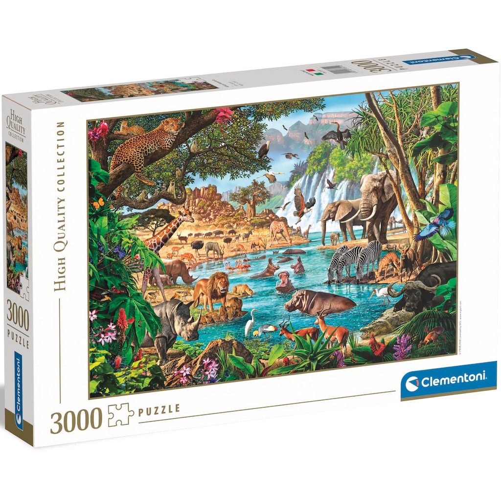 Clementoni® Puzzle »High Quality Collection, Wasserstelle«, Made in Europe, FSC® - schützt Wald - weltweit