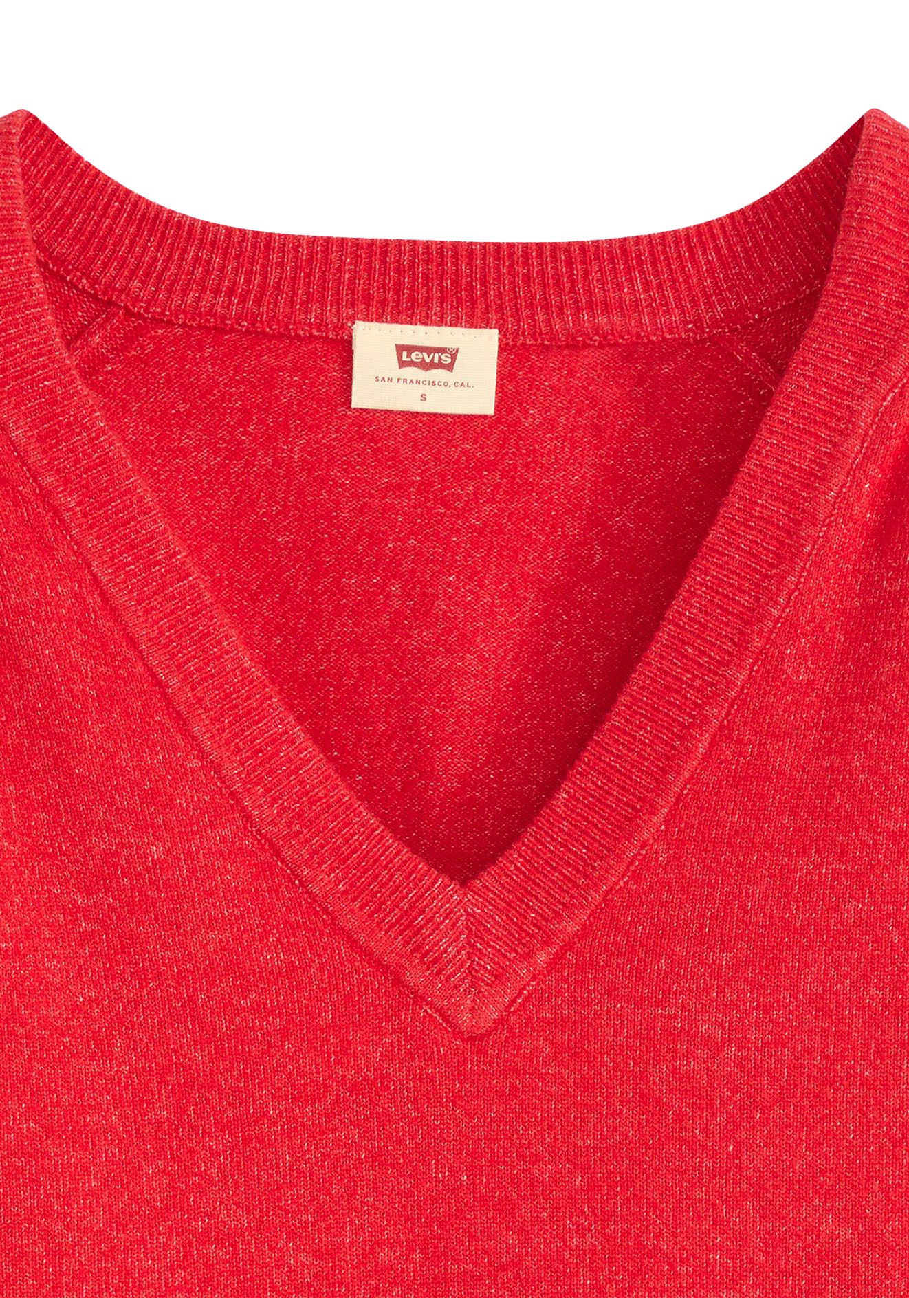 Levi's® V-Ausschnitt-Pullover »TARA SUPER SOFT V«, im Bund beidseitig mit kurzem Schlitz