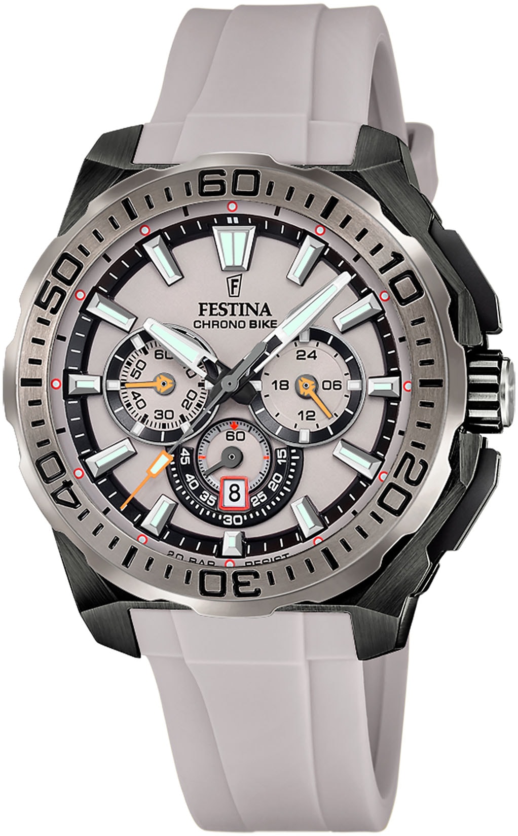 Festina Chronograph »Chrono Bike 2025« Quarzuhr, Armbanduhr, Herrenuhr, analog, Tag, Stoppfunktion