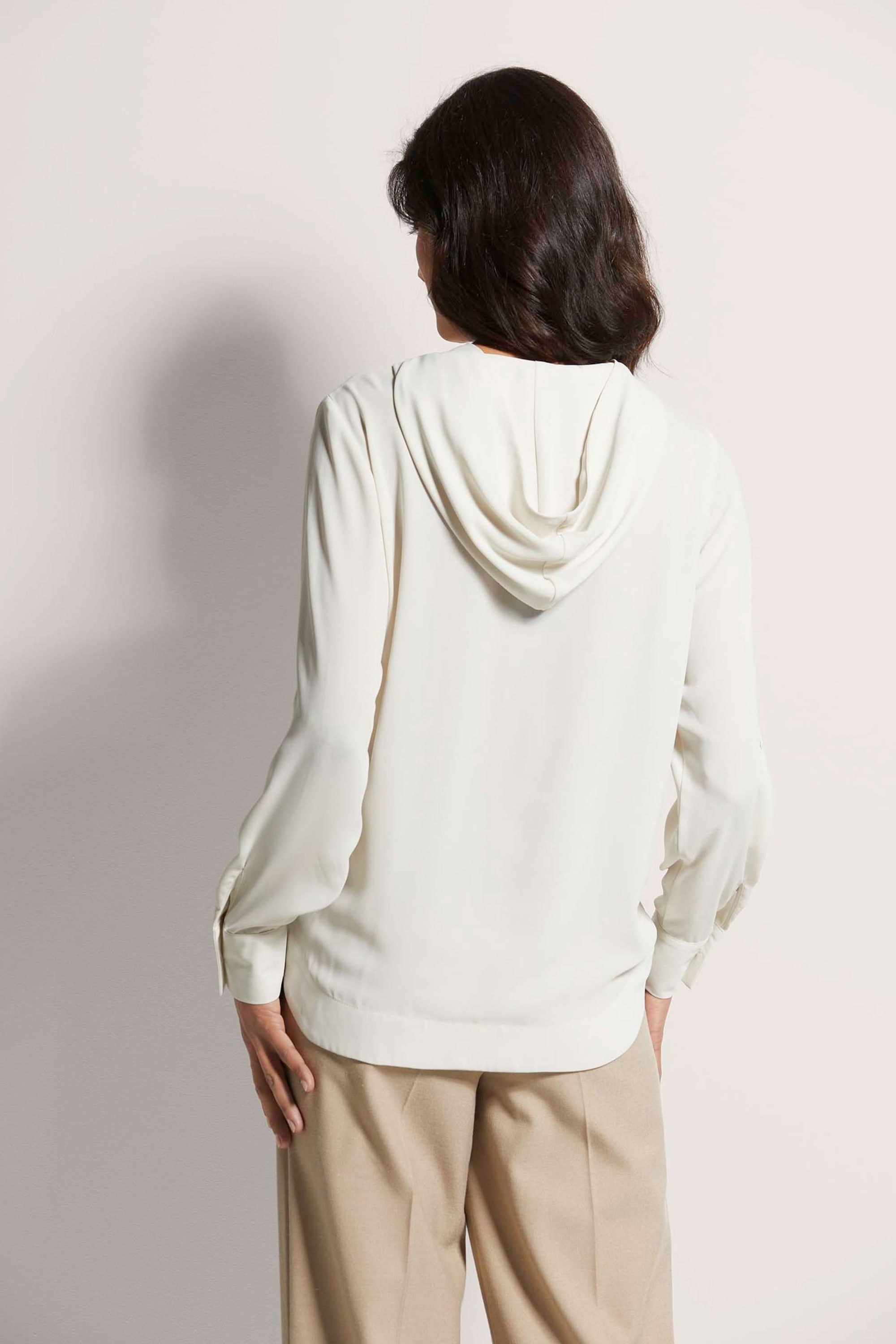 MADELEINE Langarmbluse »Bluse Schlupfbluse mit Kapuze«