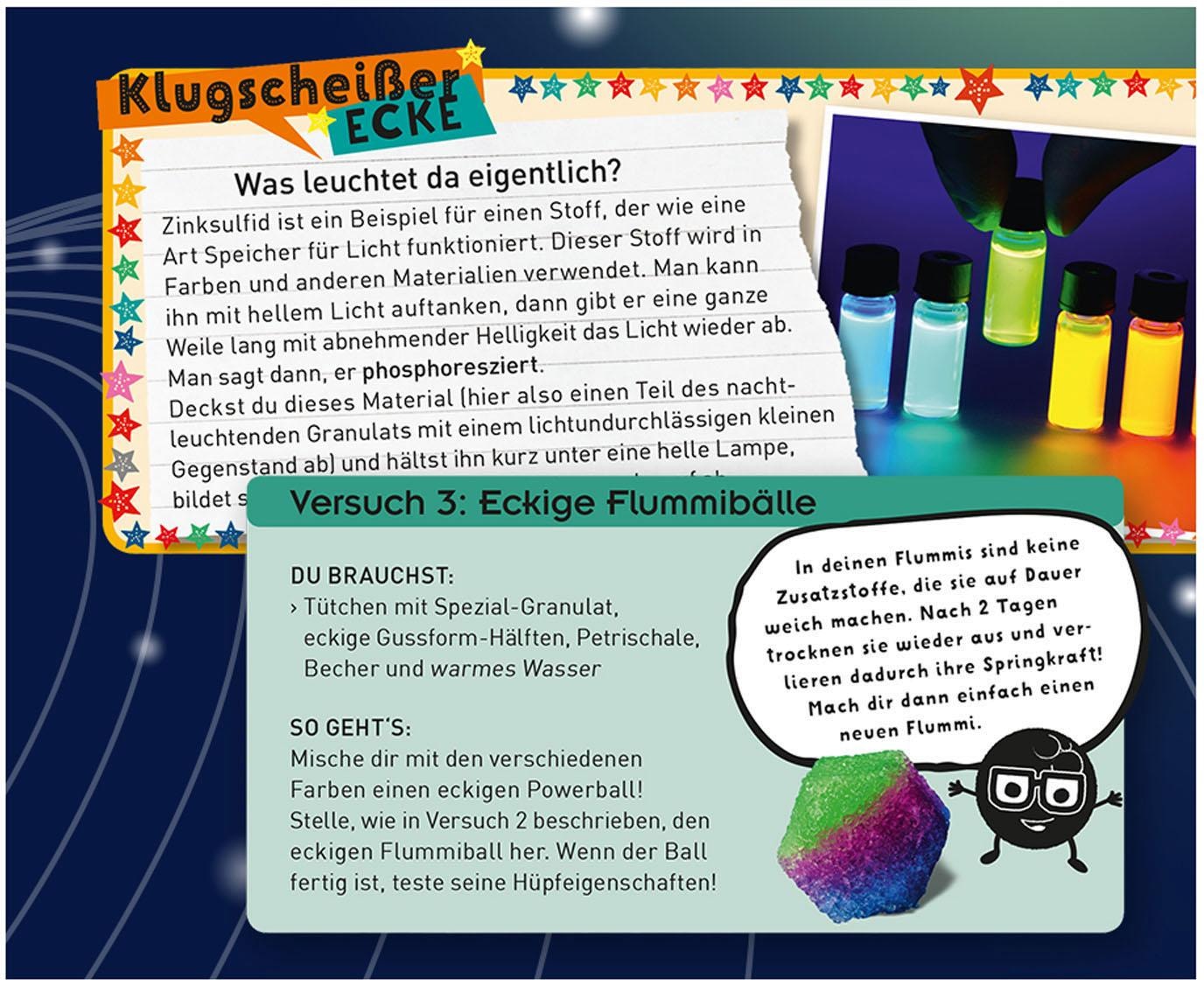 Kosmos Experimentierkasten »Fun Science Nachtleuchtende Flummi-Power«